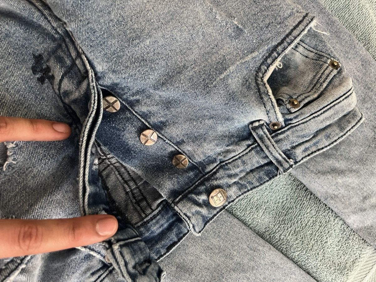 Ksubi Ksubi denim ripped blue jeans Size US 29 - 4 Thumbnail