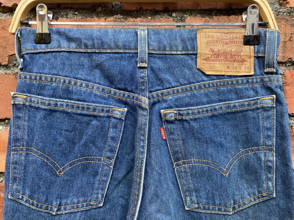 Levi's W29x31 Vintage levi's 517 flare bell bottom made in USA Size 29" - 5 Thumbnail
