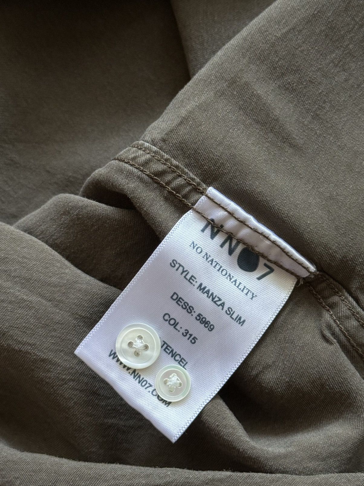 NN07 Nn07 No Nationality Manza slim ls shirt Size US L / EU 52-54 / 3 - 5 Thumbnail