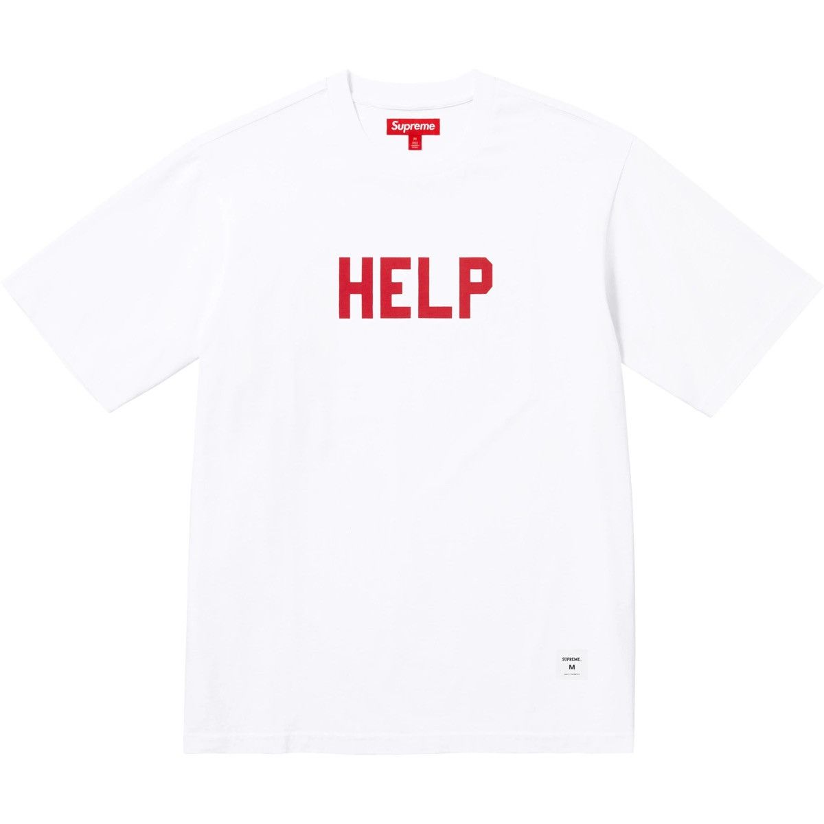 Supreme Supreme Help Tee Size US L / EU 52-54 / 3 - 1 Thumbnail