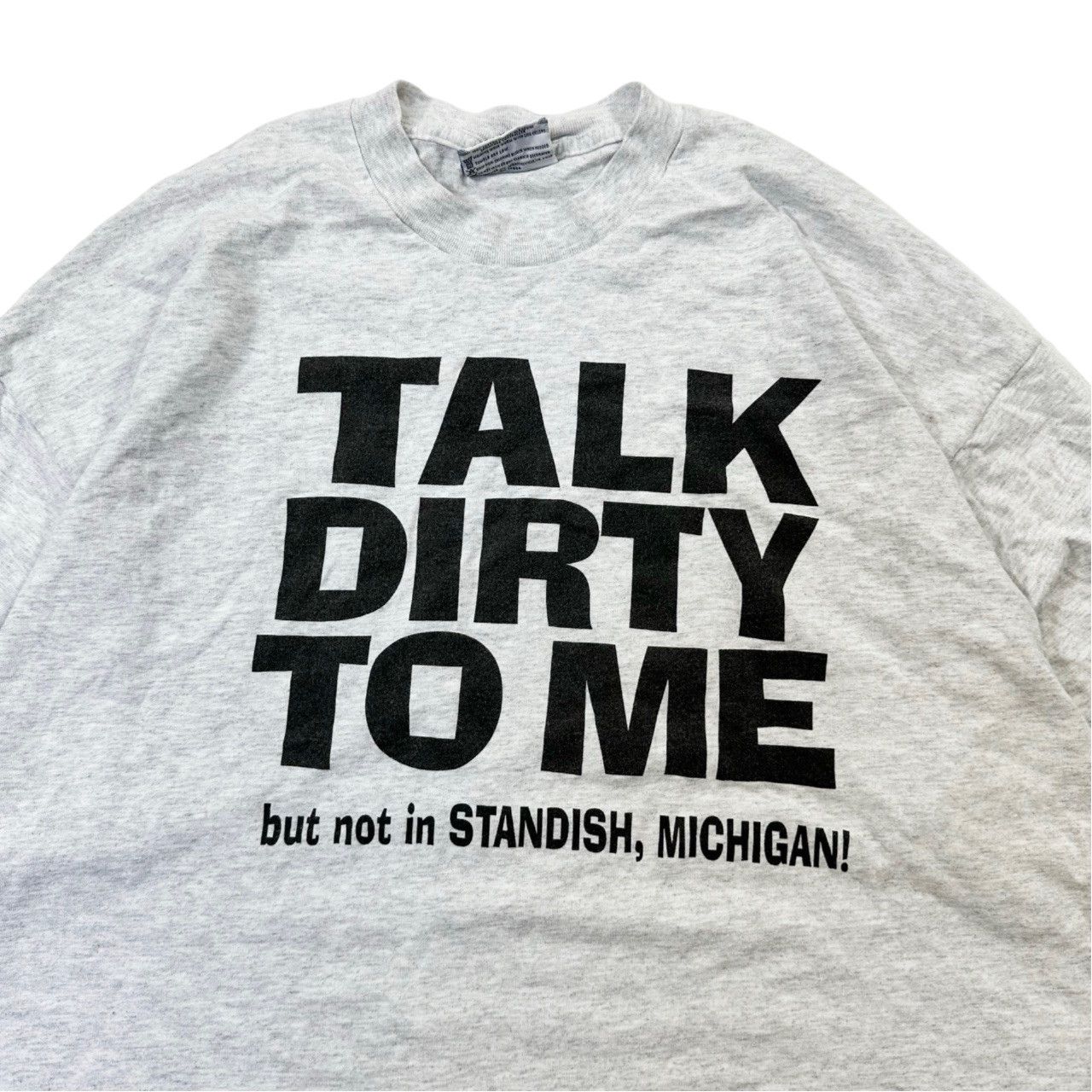Vintage Vintage 90s Talk Dirty to Me Standish, Michigan Graphic Size US XL / EU 56 / 4 - 2 Thumbnail