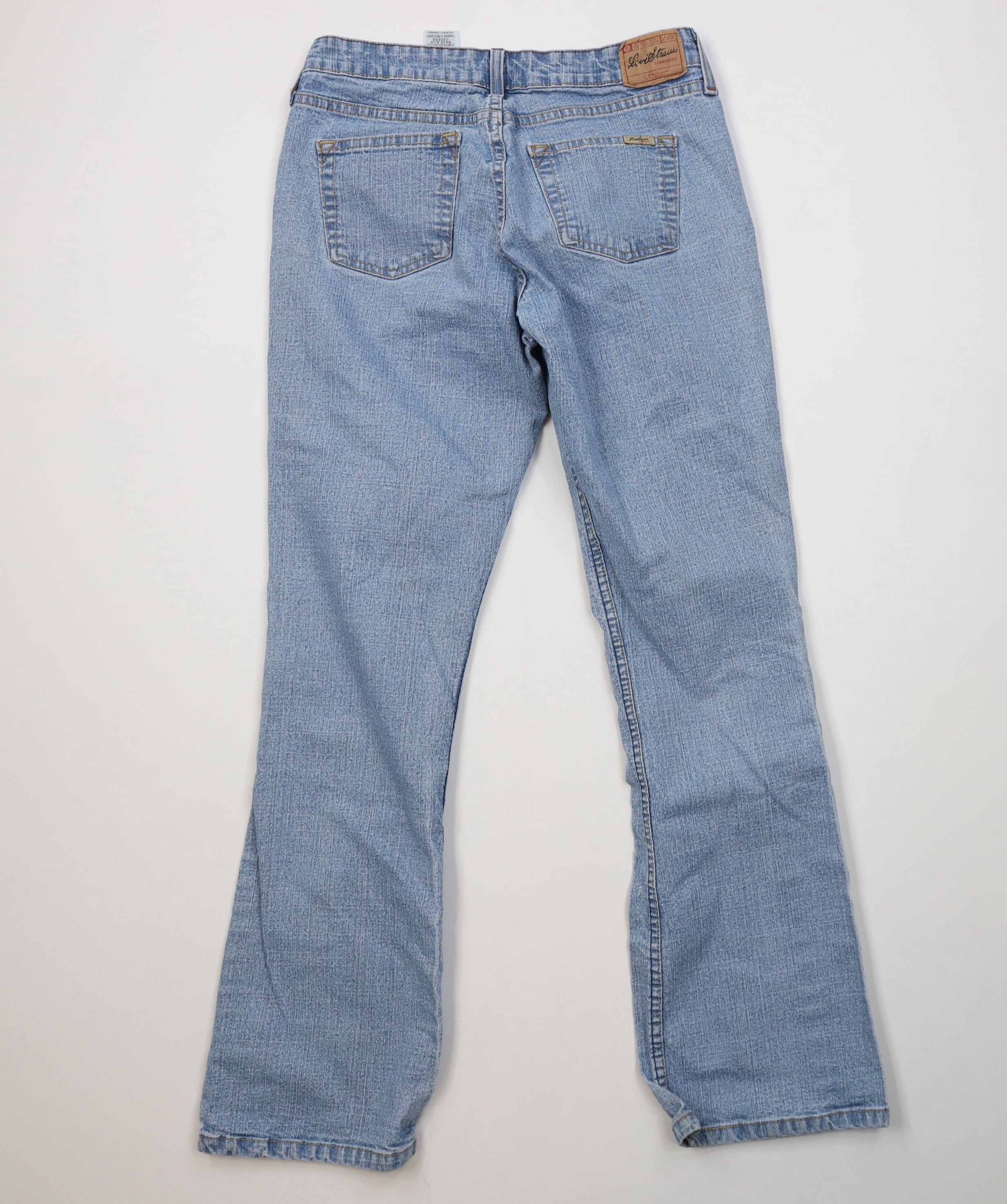 Levi's Vintage Y2K 2005 Levis Rise Bootcut Flared Wide Leg Jeans Size 27" / US 4 / IT 40 - 9 Thumbnail