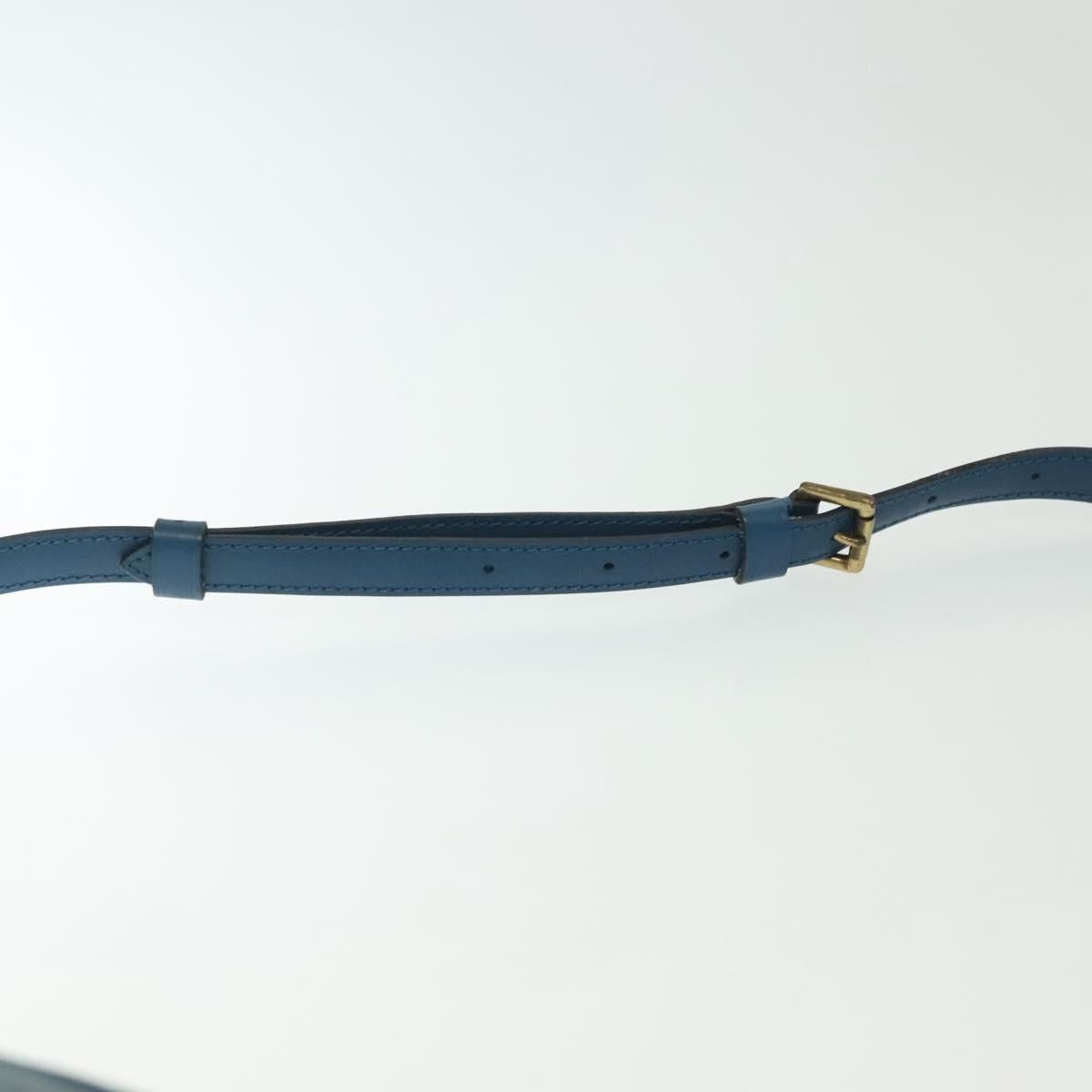 Louis Vuitton LOUIS VUITTON Epi June Feuille Shoulder Bag Blue M52155 Size ONE SIZE - 8 Thumbnail