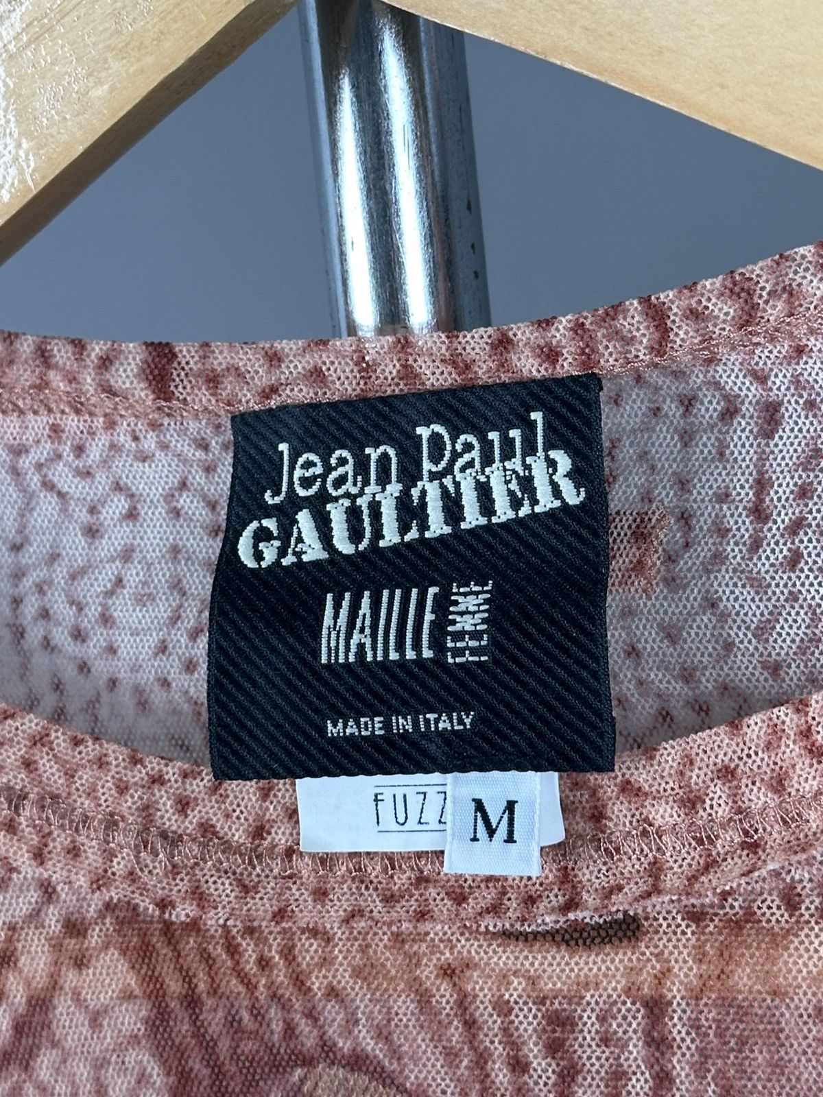 Jean Paul Gaultier Jean Paul Gaultier - 90’s Mesh Top Optical Illusion Cardigan Size M / US 6-8 / IT 42-44 - 10 Thumbnail