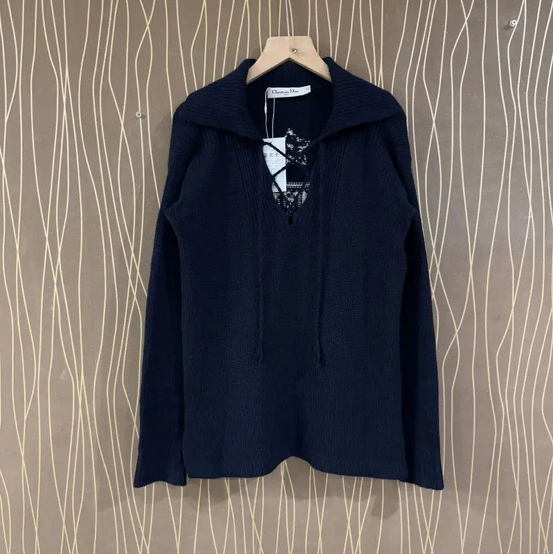Dior Dior Blue Cashmere Women's Pullover 0089 Size M / US 6-8 / IT 42-44 - 1 Thumbnail