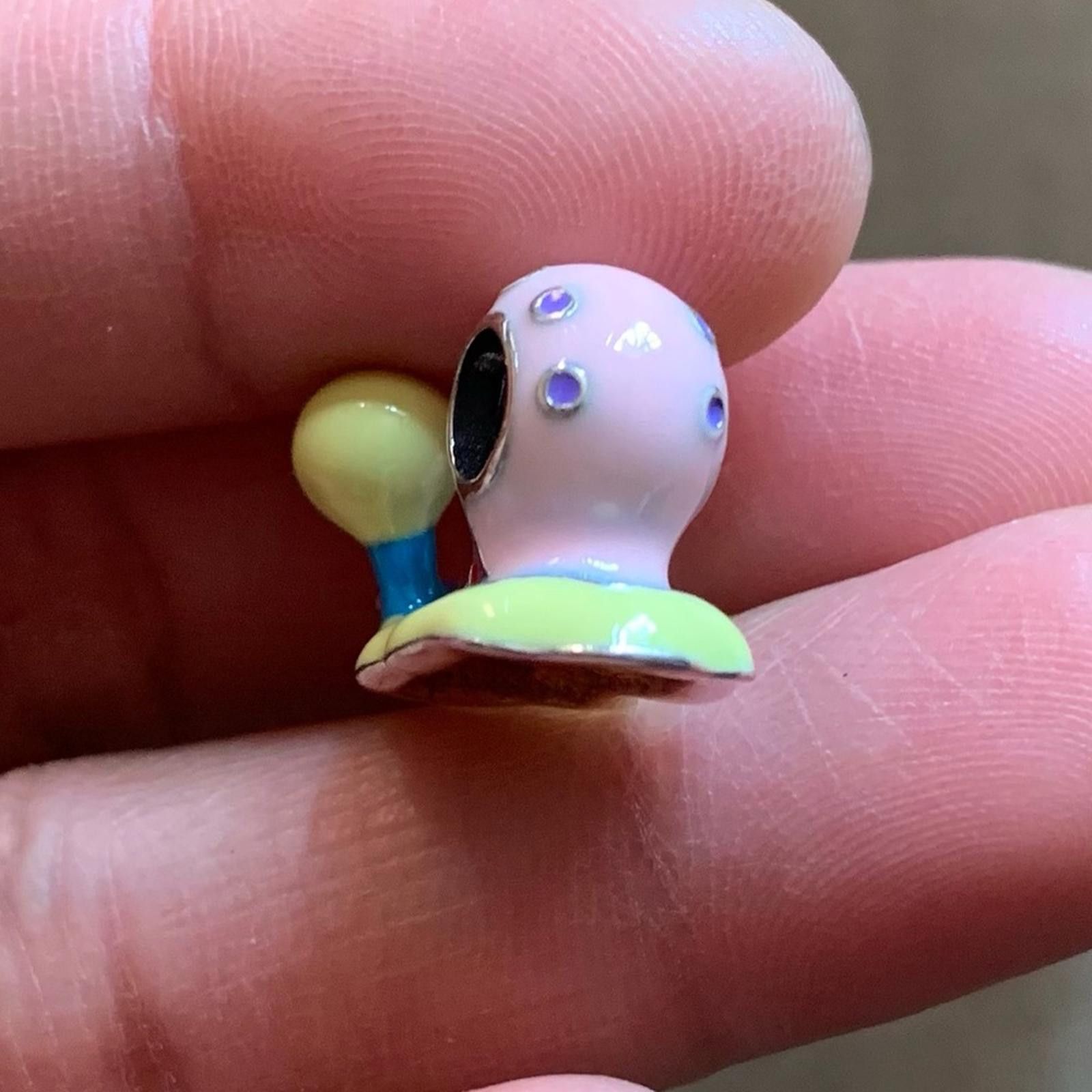 Designer NWOT Gary the Snail from SpongeBob SquarePants Charm Silver Size ONE SIZE - 9 Thumbnail