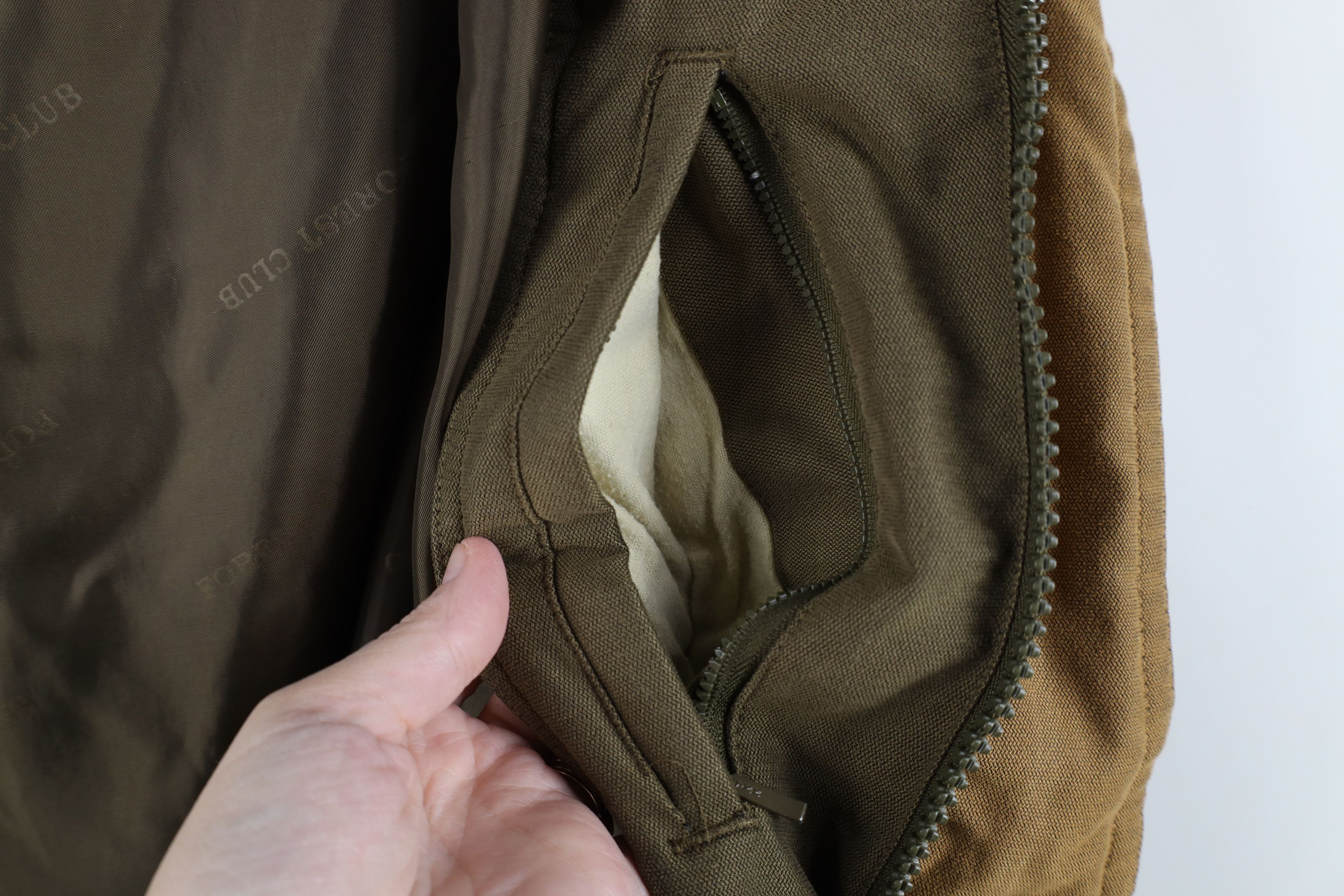 Vintage Vintage 90s Streetwear Pocket Full Zip Bomber Jacket Green Size US L / EU 52-54 / 3 - 12 Thumbnail