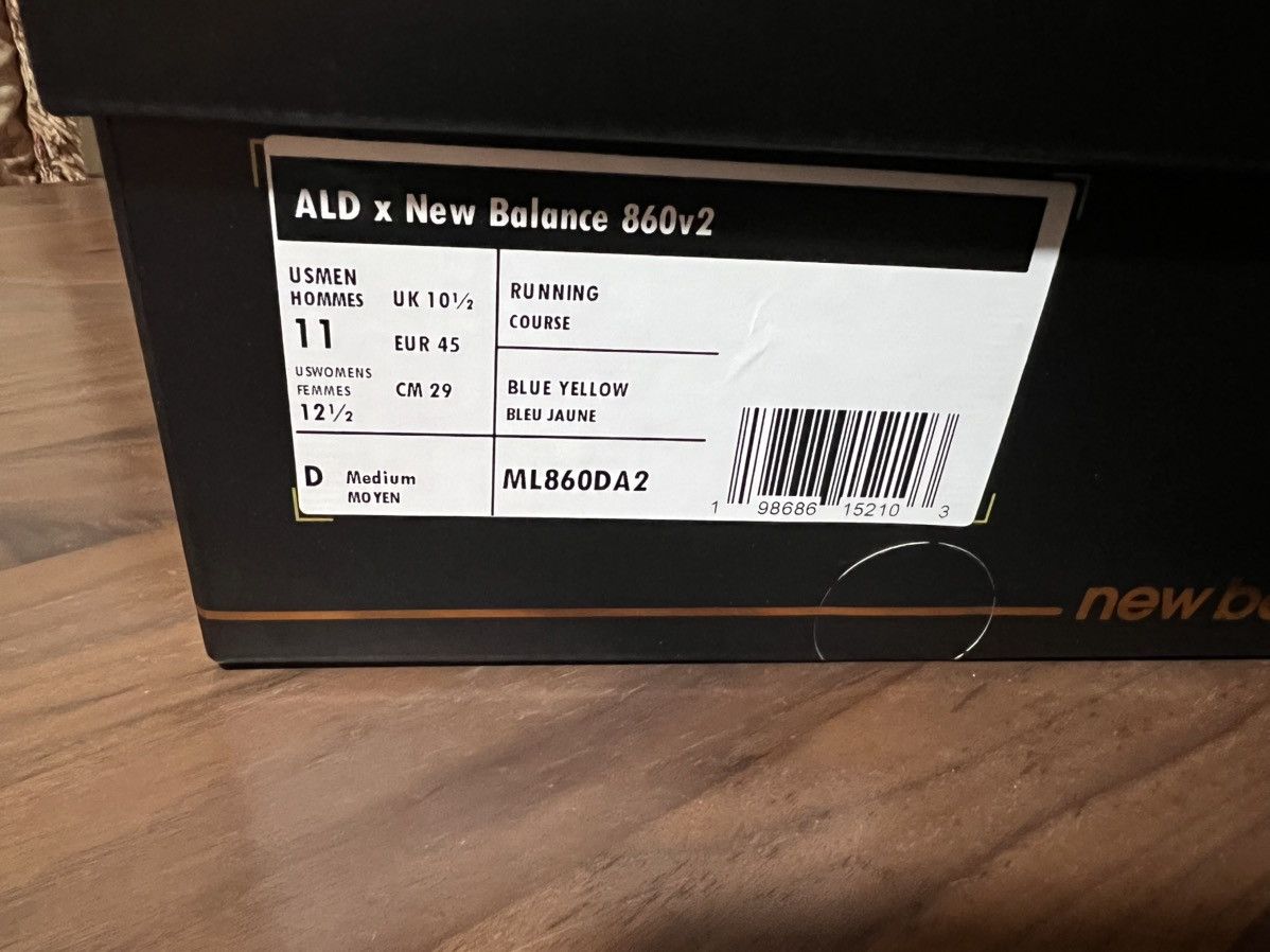 Aime Leon Dore × New Balance Aime Leon Dore New Balance 860v2 (ml860da2) Blue/Yellow 11 Size US 11 / EU 44 - 9 Thumbnail