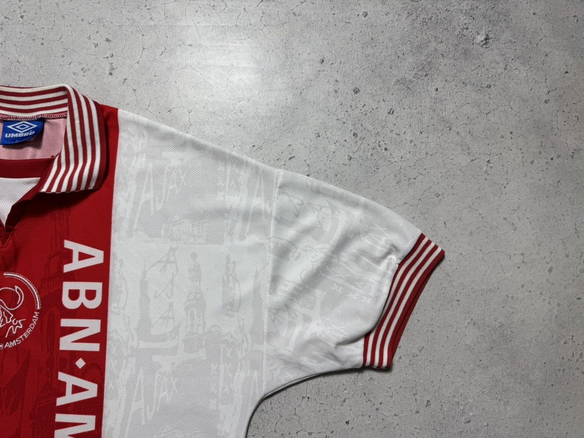 Umbro Umbro FC Ajax Amsterdam 1996/1997 Vintage Soccer Jersey Size US XL / EU 56 / 4 - 2 Thumbnail
