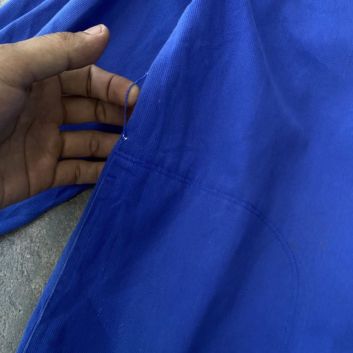 Yves Saint Laurent ‼️LAST DROP‼️YSL French Work Jacket Blue Vintage YSL Paris Size S / US 4 / IT 40 - 14 Thumbnail