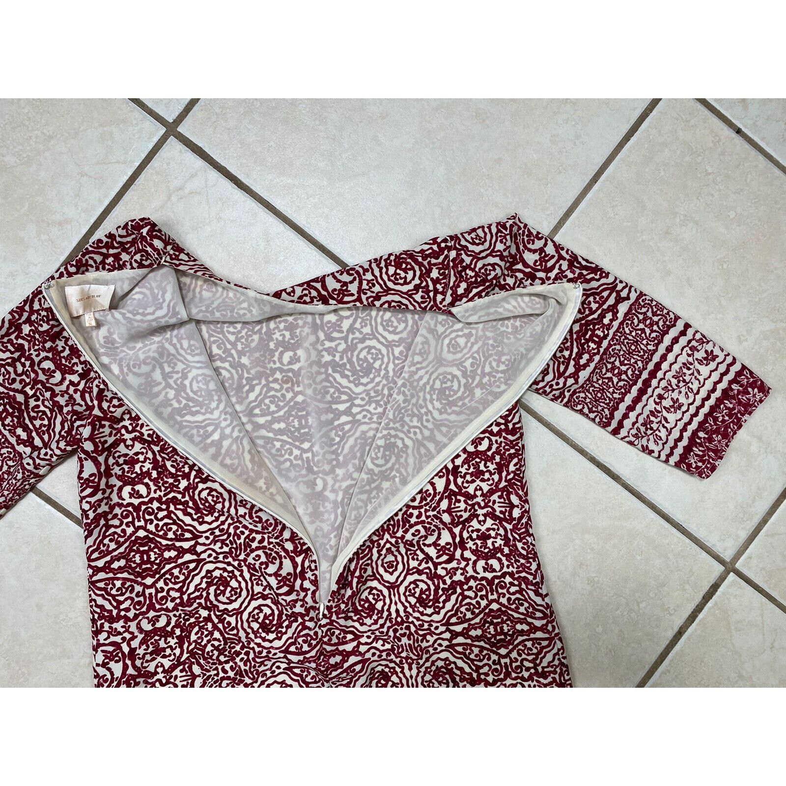 Other Skies Are Blue Shift Dress Boho Floral Tunic M 3/4 Sleeve Size M / US 6-8 / IT 42-44 - 10 Thumbnail
