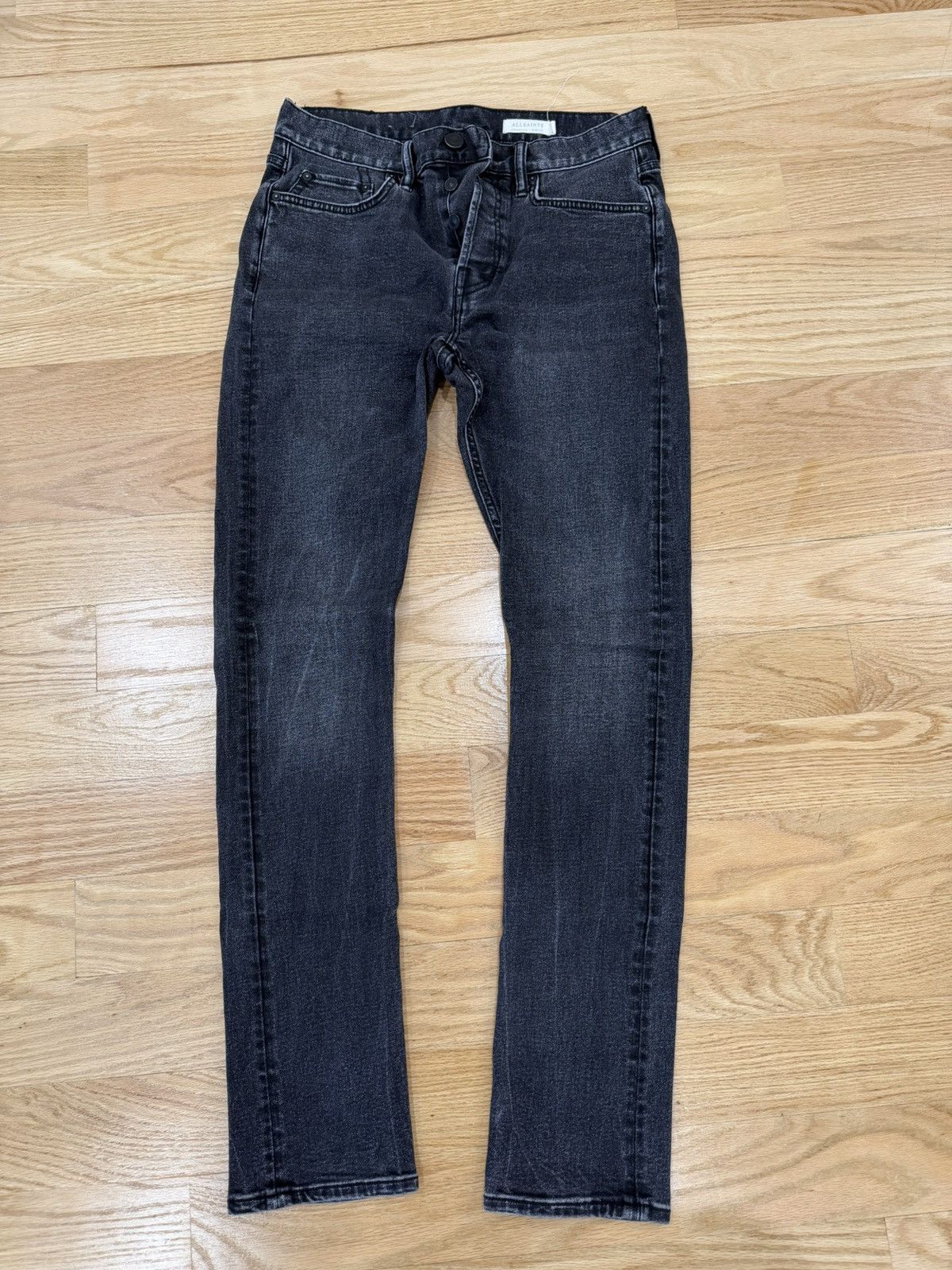 Allsaints Allsaints Cigarette Denim Washed Jeans Size US 30 / EU 46 - 1 Thumbnail
