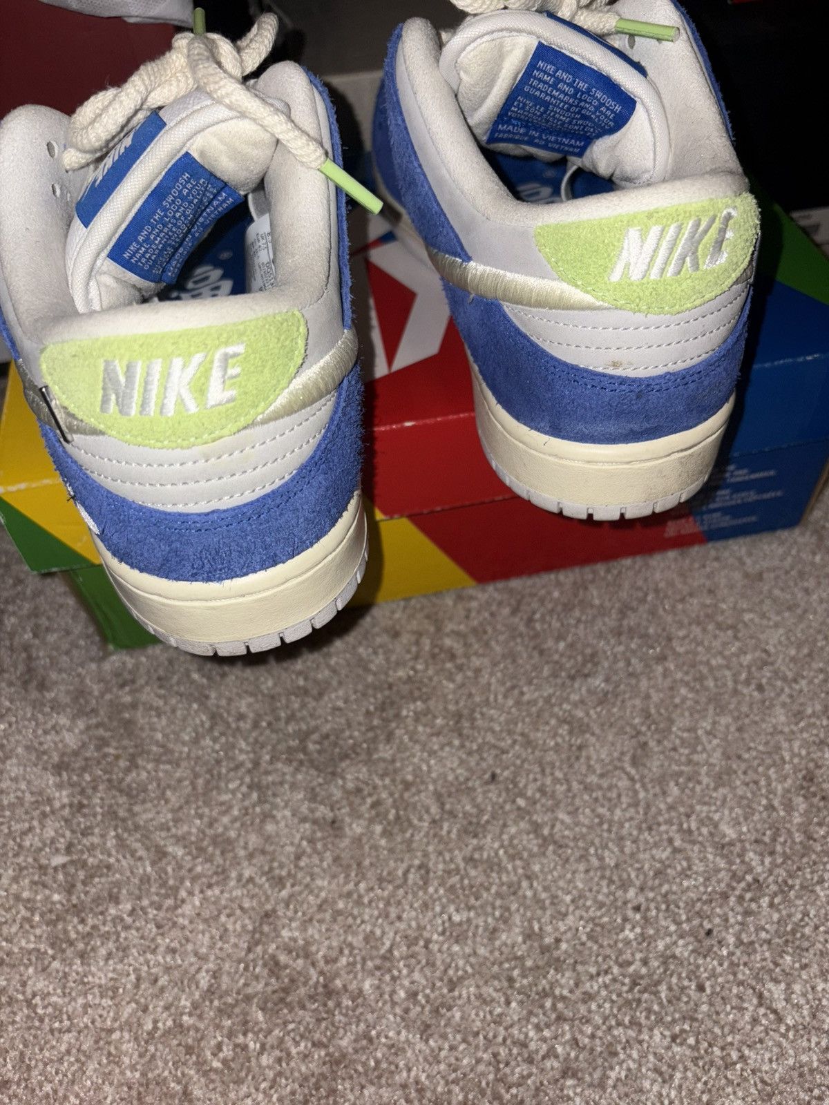 Nike SB Fly Streetwear x SB Dunk Low Pro SB 'Gardenia Size US 8.5 / EU 41-42 - 2 Thumbnail