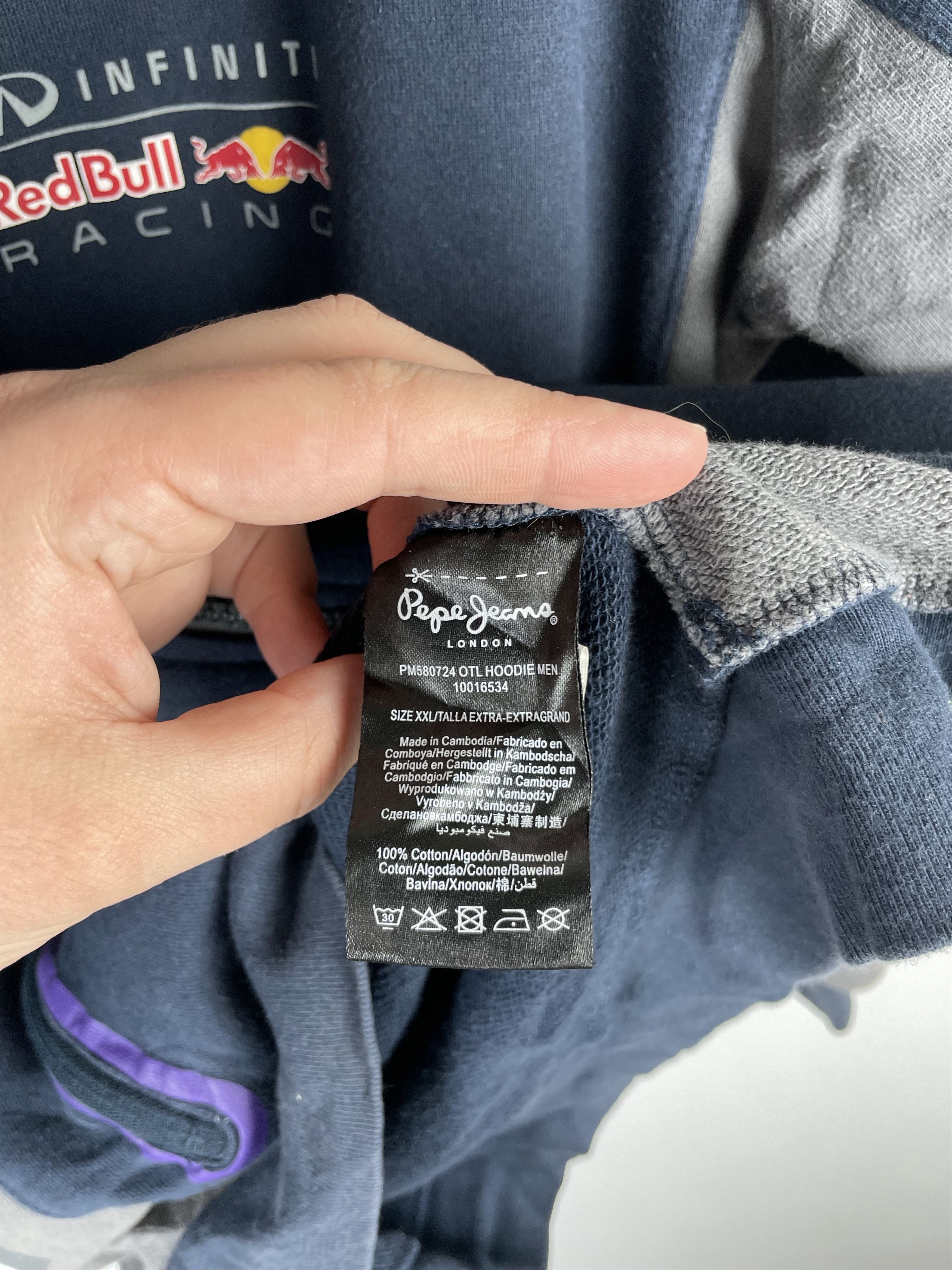 Other RED BULL MOTO ZIP UP HOODIE RACING MARLBORO INFINITY NASCAR Size US XXL / EU 58 / 5 - 11 Thumbnail