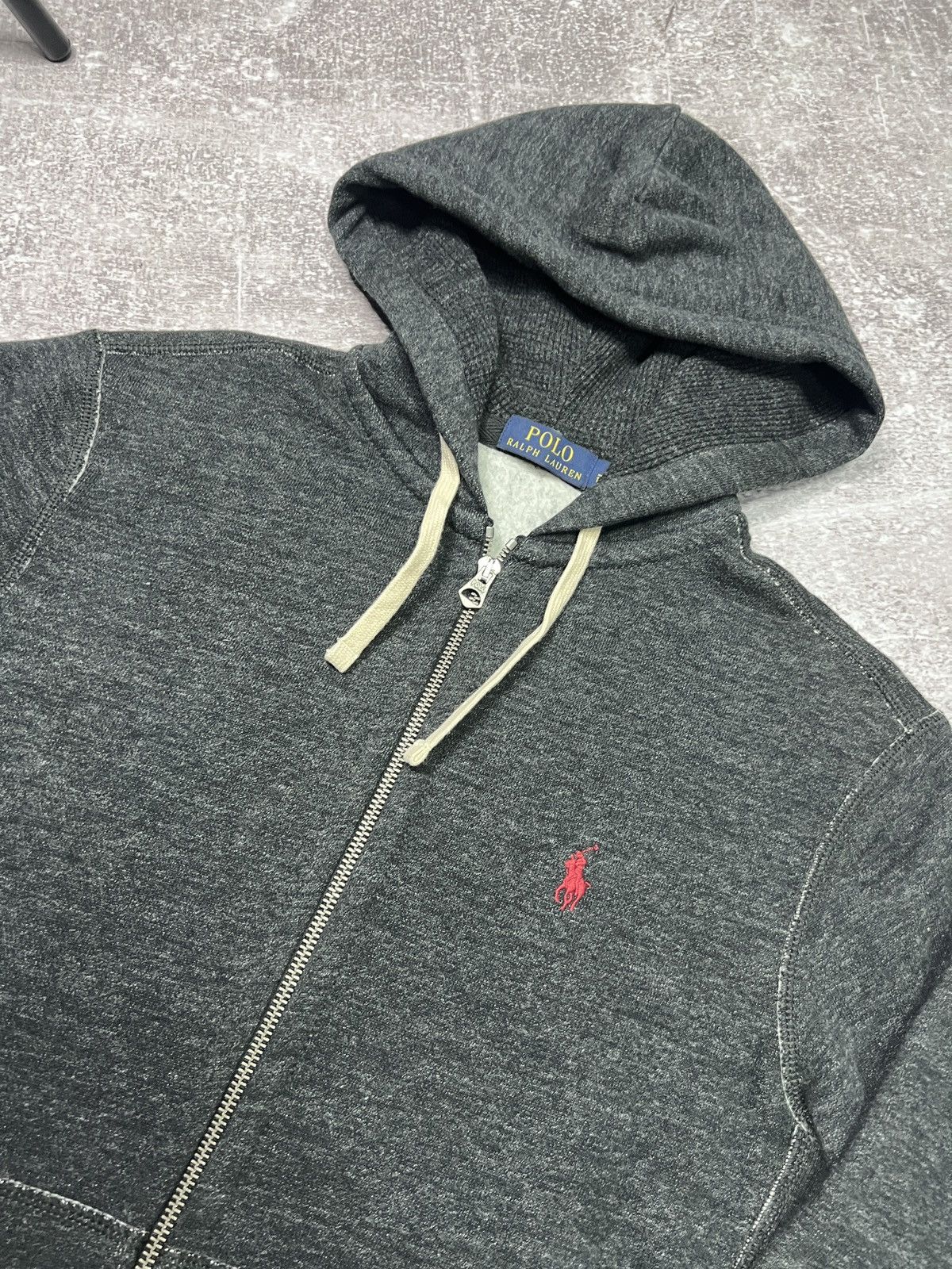 Polo Ralph Lauren Vintage Y2K Polo Ralph Lauren Zip Up Hoodie Red Pony Logo Size US XS / EU 42 / 0 - 3 Thumbnail