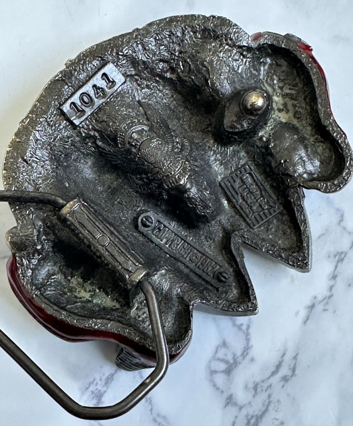 Vintage Vintage 1982s Brass Belt Buckle Knocking Boots Cowboy USA Size ONE SIZE - 5 Thumbnail