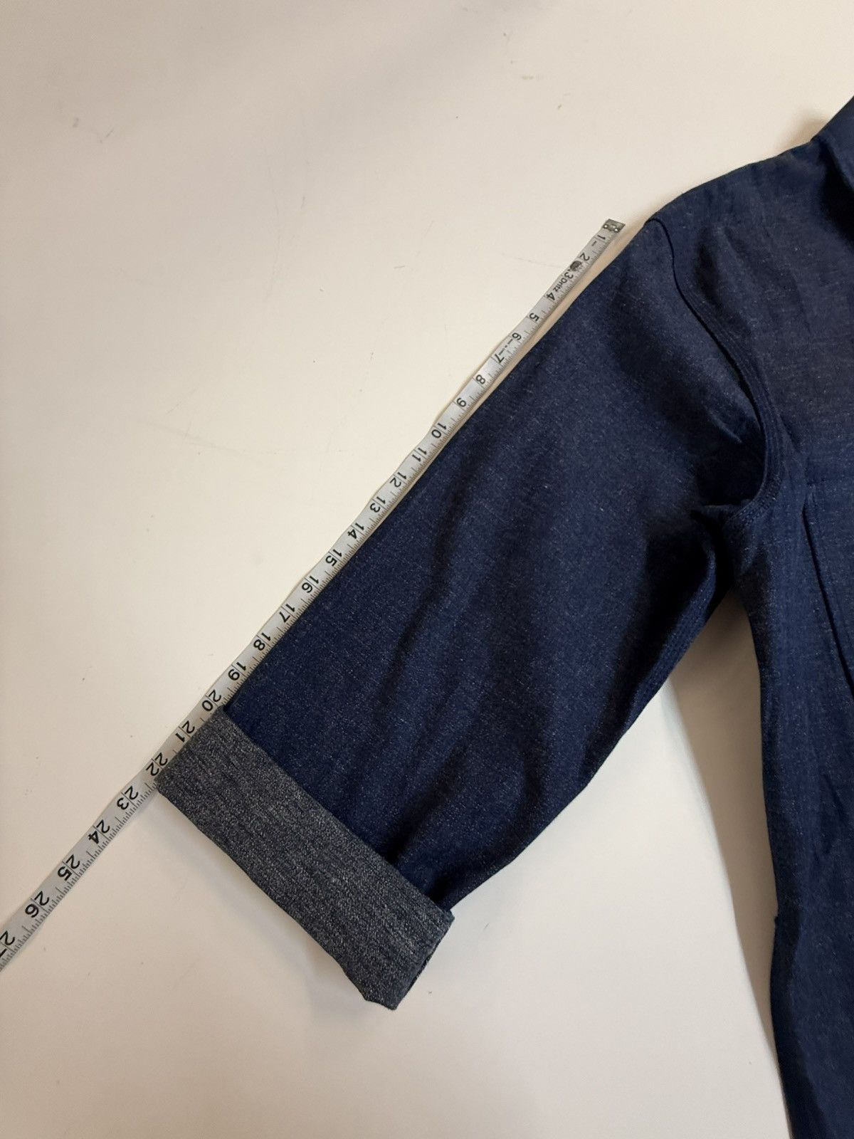 Acne Studios Acne Studios Blå Konst Dark Indigo Denim Chore Coat Sz 50 Size US XL / EU 56 / 4 - 23 Thumbnail