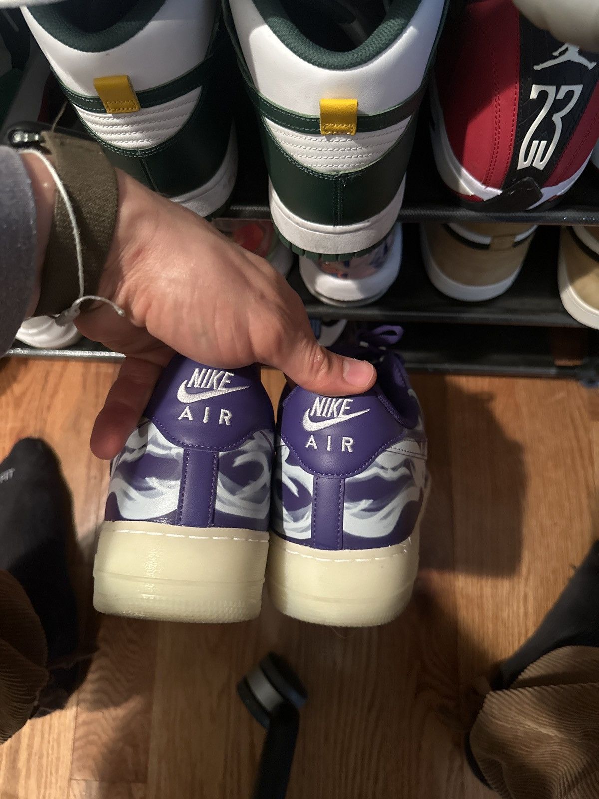 Jordan Brand Air Force 1 Low 'Purple Skeleton' Size US 14 / EU 47 - 6 Thumbnail