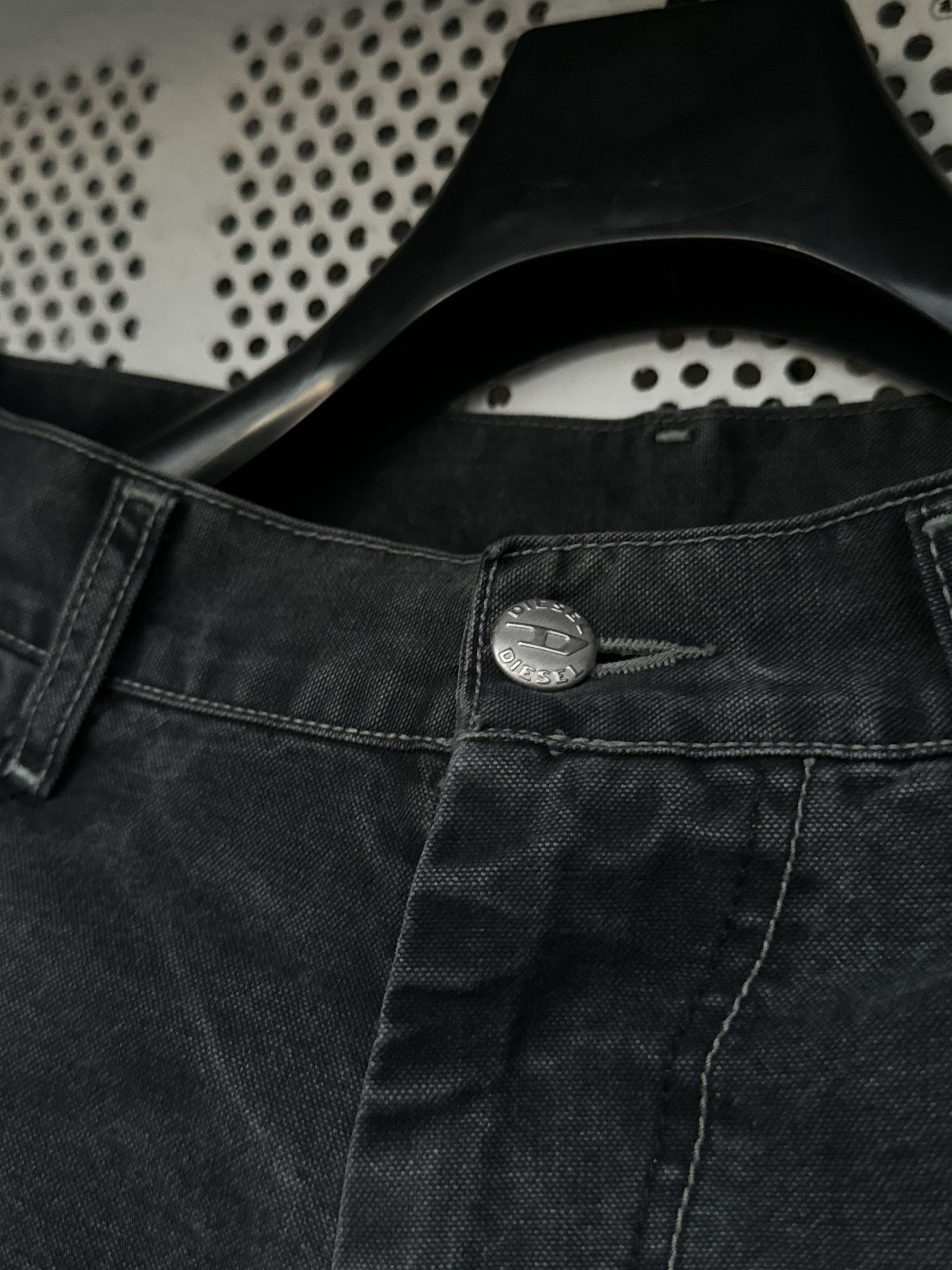 Diesel × Vintage Vintage Diesel Baggy Pants Black Size US 28 / EU 44 - 5 Thumbnail