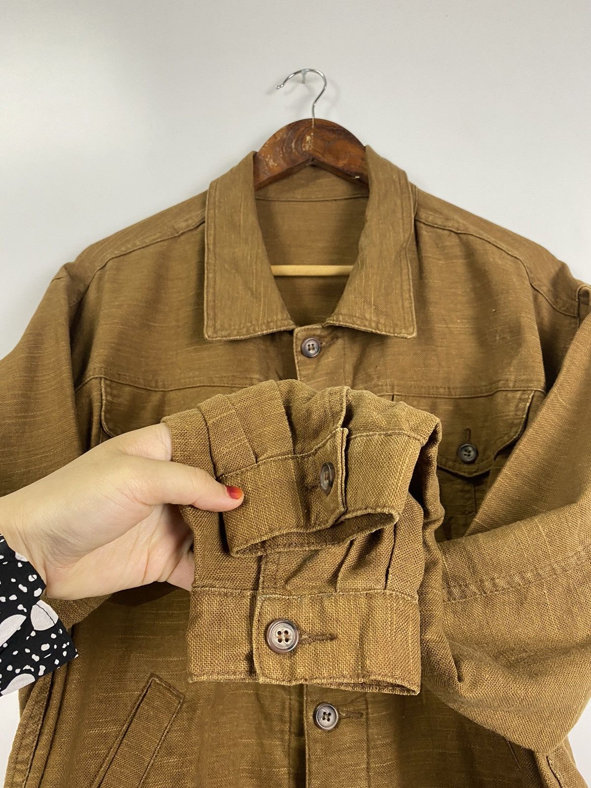 Japanese Brand × Vintage Vintage Linen Jacket Size US XL / EU 56 / 4 - 10 Thumbnail