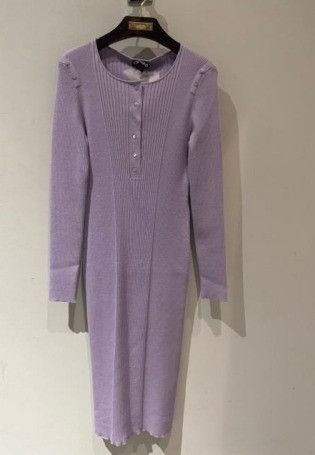 Tom Ford o1w1db10225 ACK361 Midi Dress in Lilac Size M / US 6-8 / IT 42-44 - 1 Preview