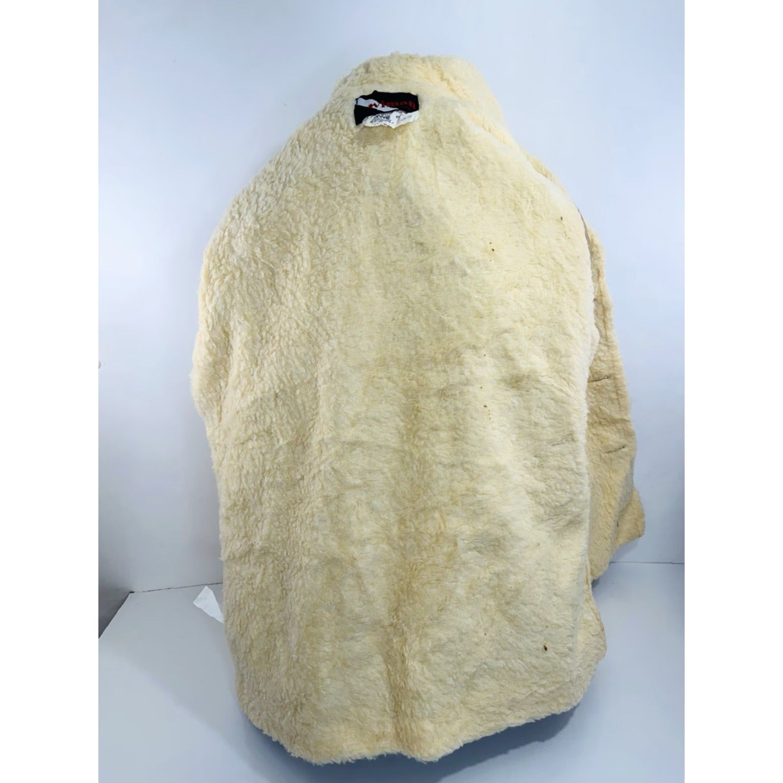 Vintage WIMAN Jacket Coat Heavy Lined Sherpa Harvester Ranch Vinyl Suede XL Light Brown Tan Men Retro 90s Mens Wiman #2 Size US XL / EU 56 / 4 - 6 Thumbnail