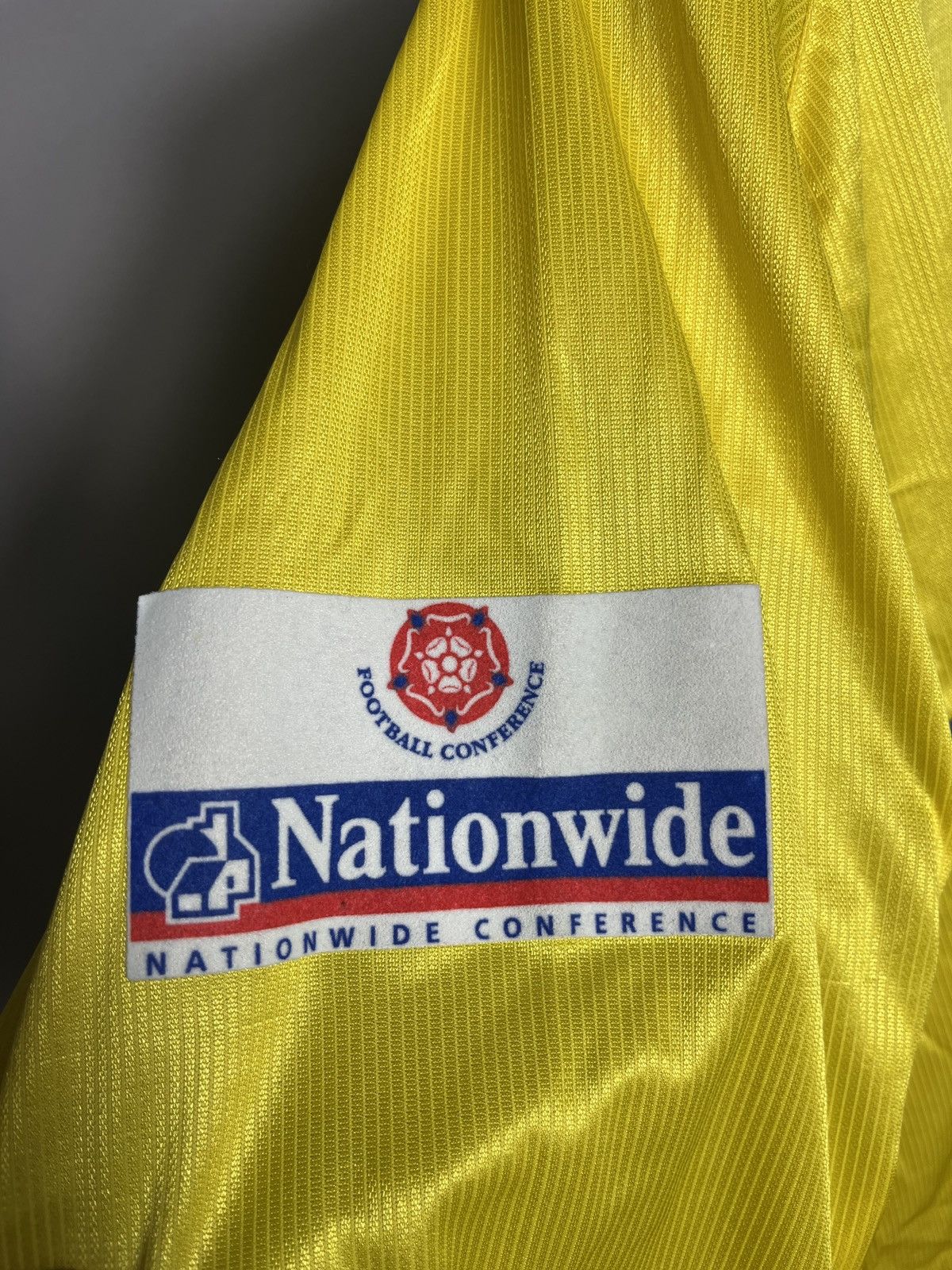 Sports Specialties 2003 - 2004 Farnborough FC away yellow Dean Green #7 long Size US XL / EU 56 / 4 - 6 Thumbnail