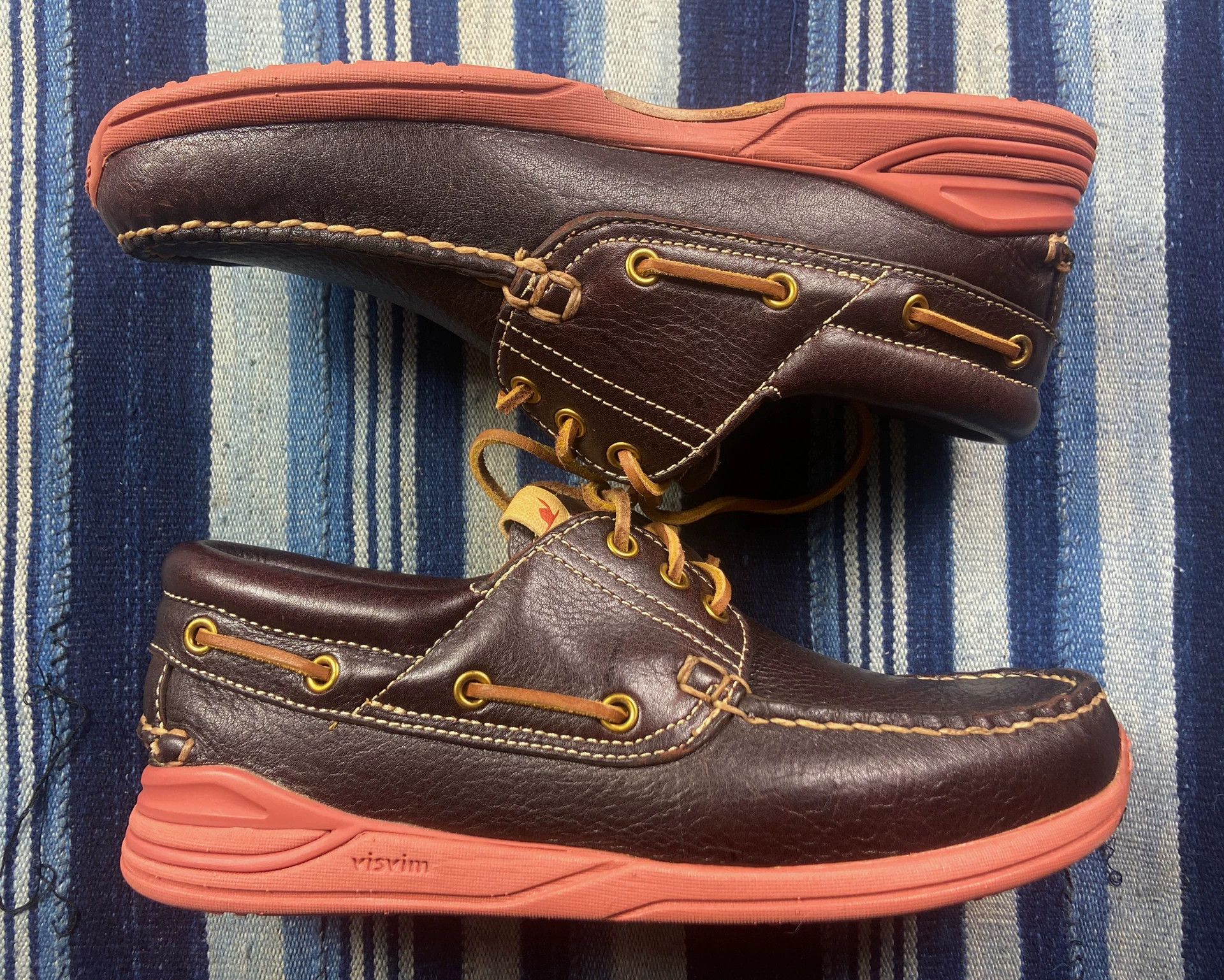 Visvim VISVIM 14AW AMERICANA DECK-FOLK low-top deck M9 DK.BROWN Size US 9 / EU 42 - 3 Thumbnail