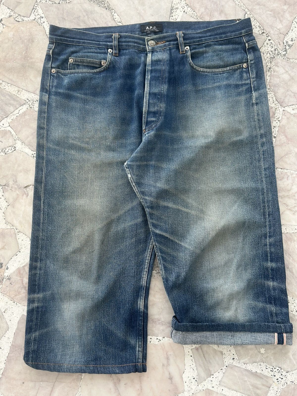 A.P.C. A.P.C Vintage Denim Jorts Selvedge Size US 36 / EU 52 - 1 Thumbnail