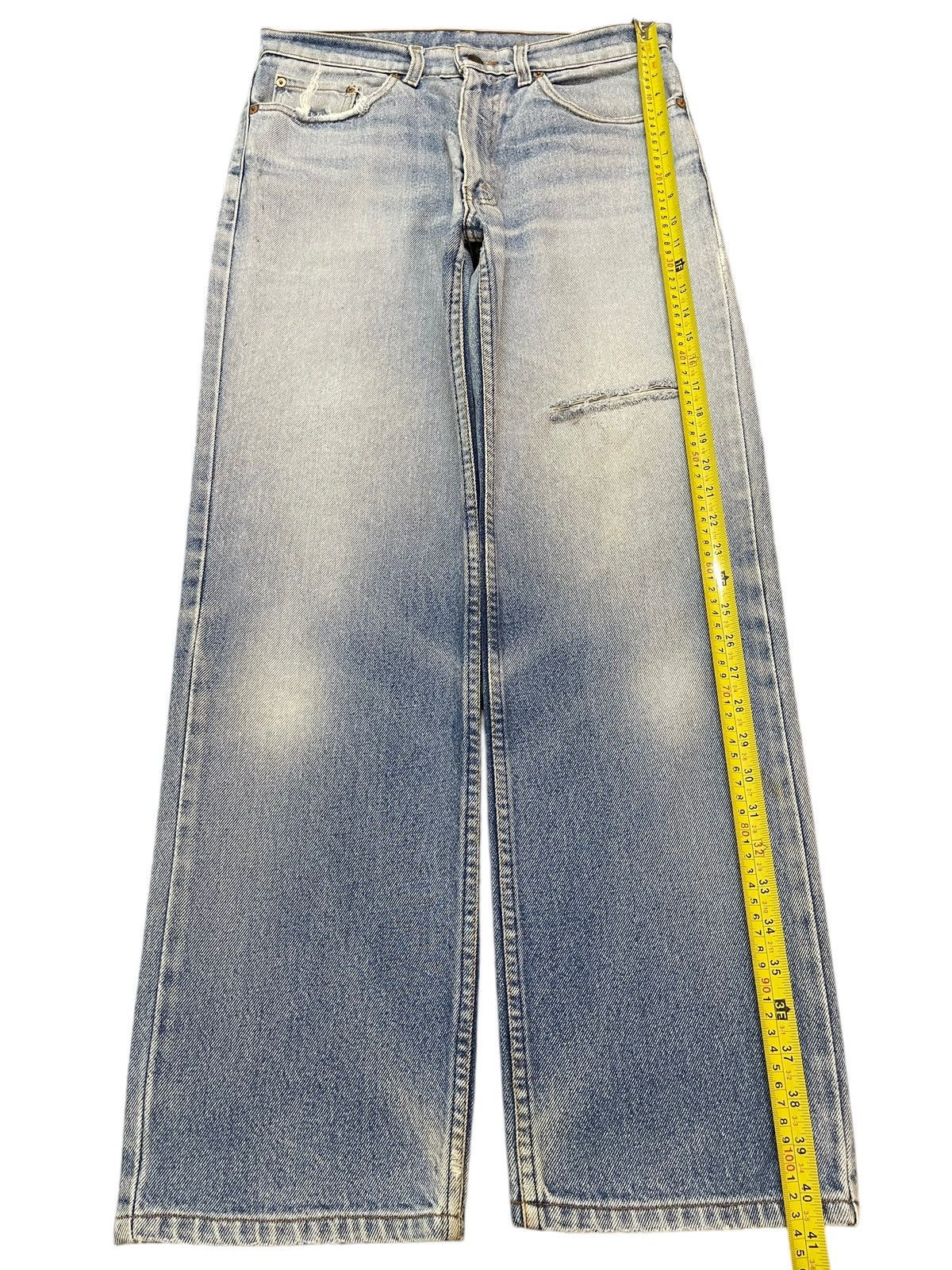 Levi's Vintage 90s Levis 515 Blue Faded Wash Distress Relaxed Fits Size US 32 / EU 48 - 13 Thumbnail
