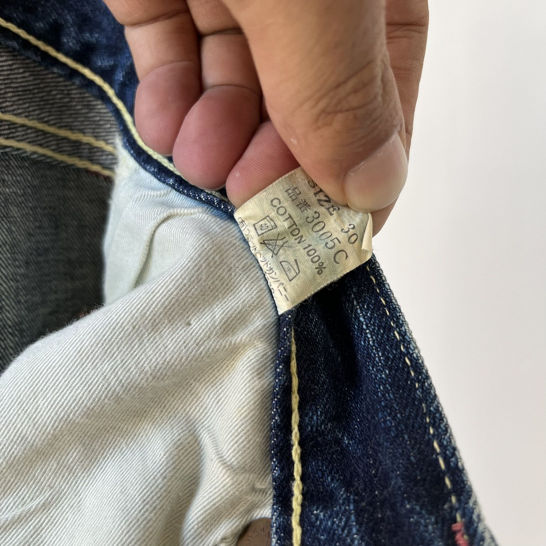 The Flat Head Size 28x32 Vintage Flat Head 3005 Straight Cut Jeans S1770 Size US 28 / EU 44 - 12 Thumbnail