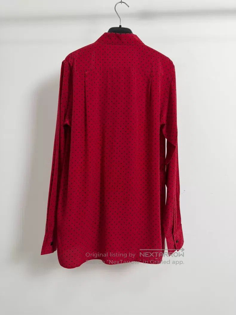 Saint Laurent Paris Saint Laurent Paris size 39 Silk Red Base Black Triangle S Size US M / EU 48-50 / 2 - 2 Thumbnail