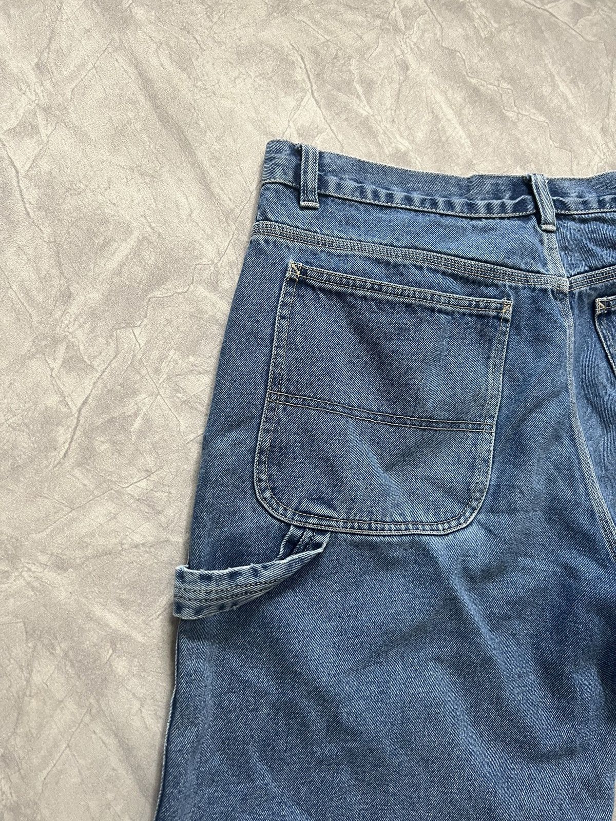 Carhartt × Vintage Crazy Vintage Y2K Baggy Carpenter Jean Shorts Size US 34 / EU 50 - 2 Thumbnail
