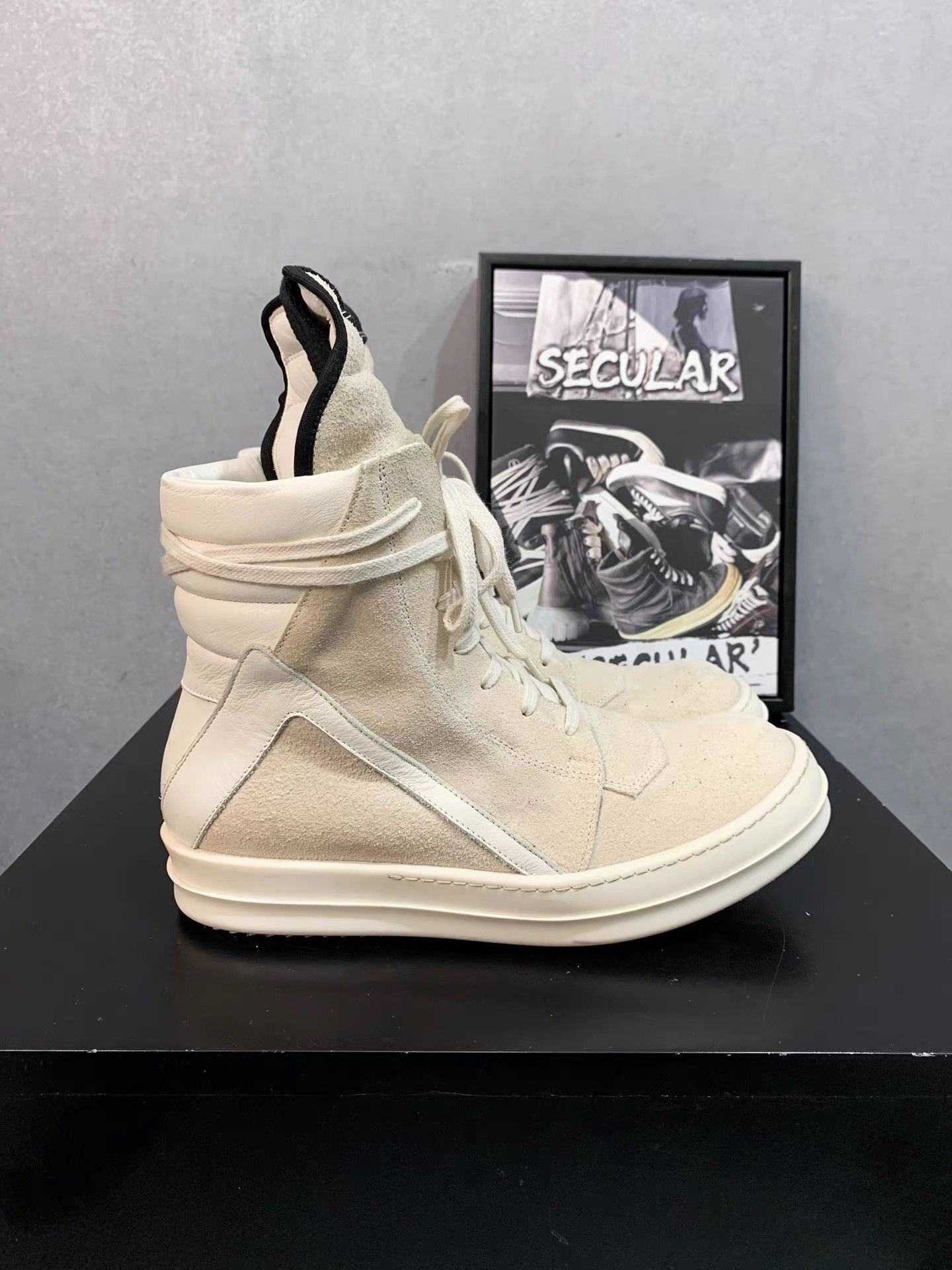 Rick Owens Rick Owens Wheat Color Inverted Triangle Shoes K34 Size US 8 / IT 38 - 4 Thumbnail