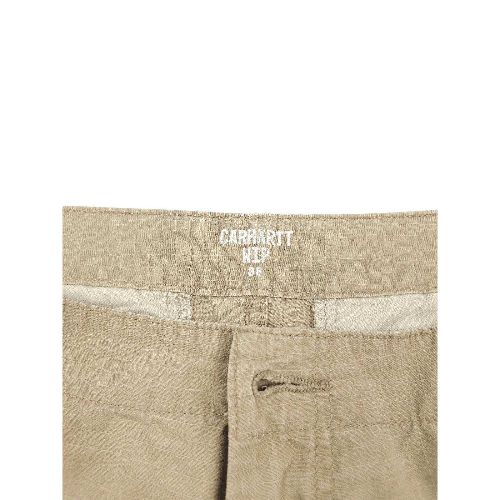 Carhartt × Carhartt Wip 💎 Size 38 Carhartt Cargo Bermuda Shorts Beige Y2K Vintage Size US 38 / EU 54 - 9 Thumbnail