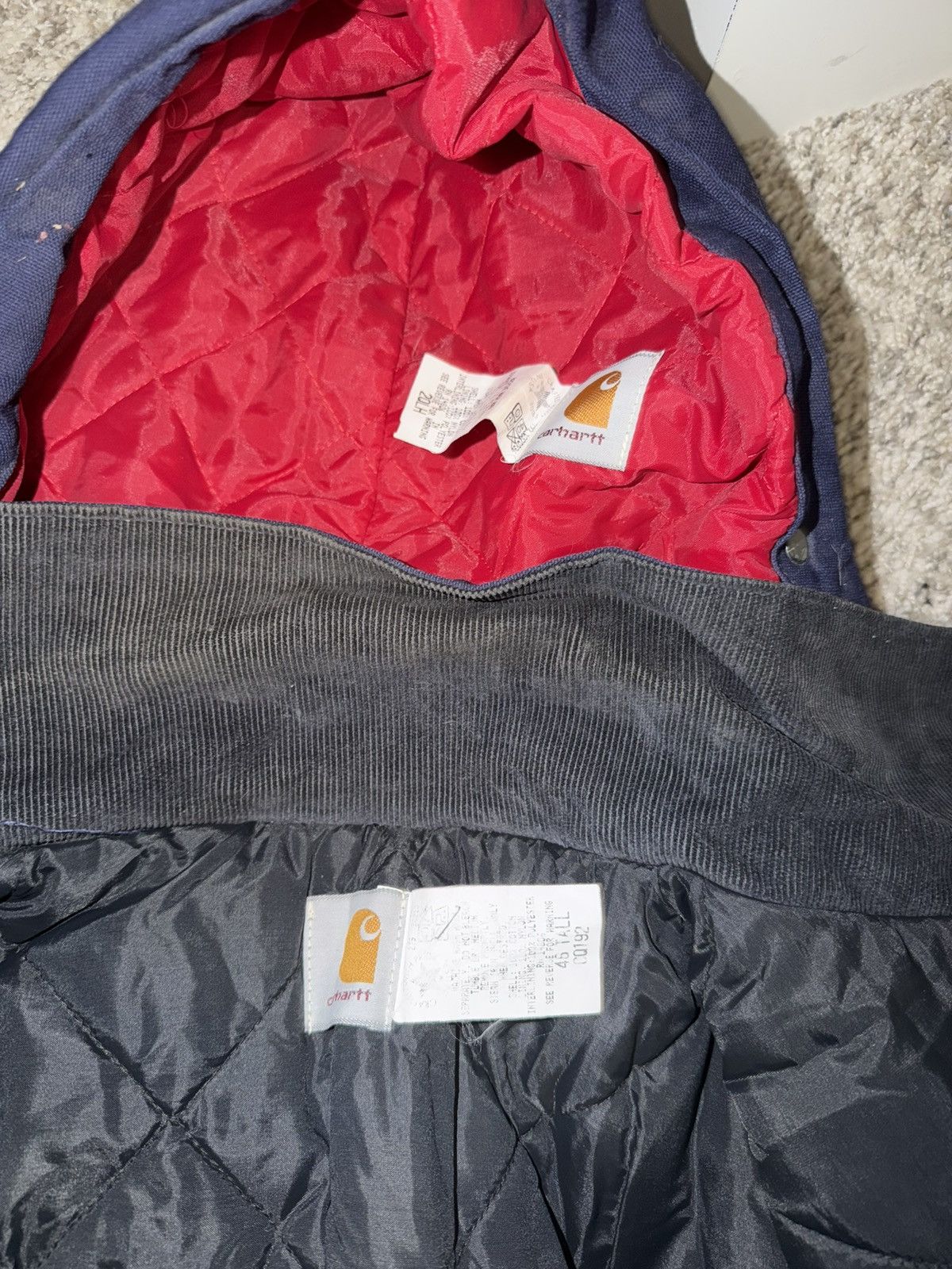 Carhartt Vintage Carhartt Hooded Work Jacket Duck Canvas US West Size US XL / EU 56 / 4 - 2 Thumbnail