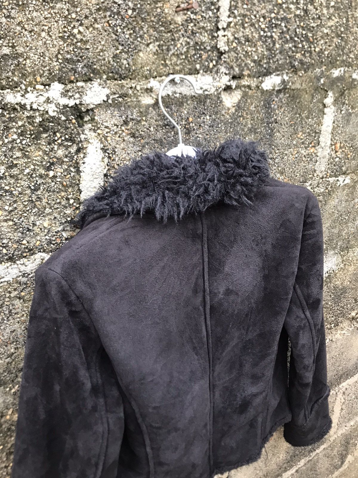 Japanese Brand 🔥Ehyphenworld Gallery Double Collar Fur Crop Jacket Size M / US 6-8 / IT 42-44 - 16 Thumbnail
