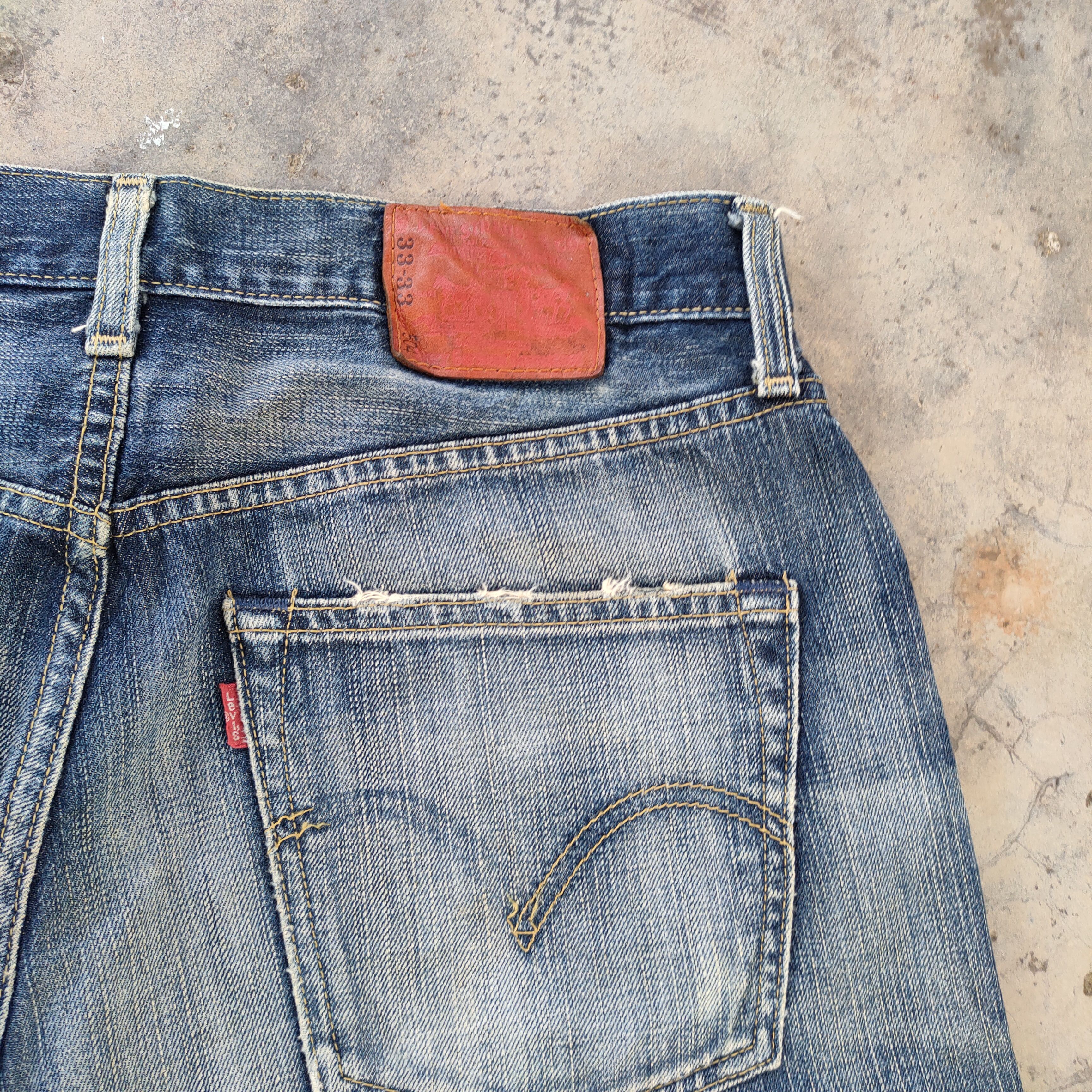 Levi's W34 VINTAGE LEVI'S 504 FADED DISTRESSED JEANS DENIM PANTS Size US 34 / EU 50 - 15 Thumbnail