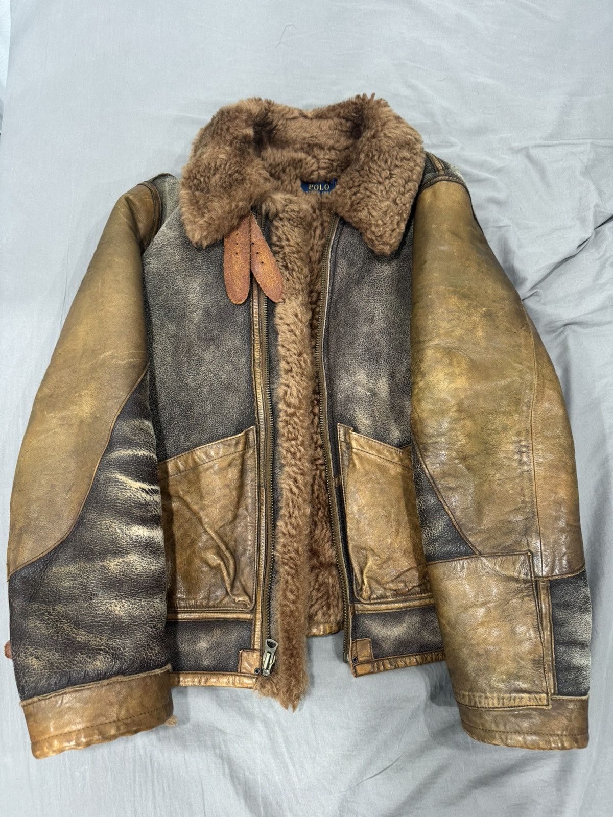 Polo Ralph Lauren Polo Ralph Lauren Shearling Jacket Size US S / EU 44-46 / 1 - 1 Thumbnail