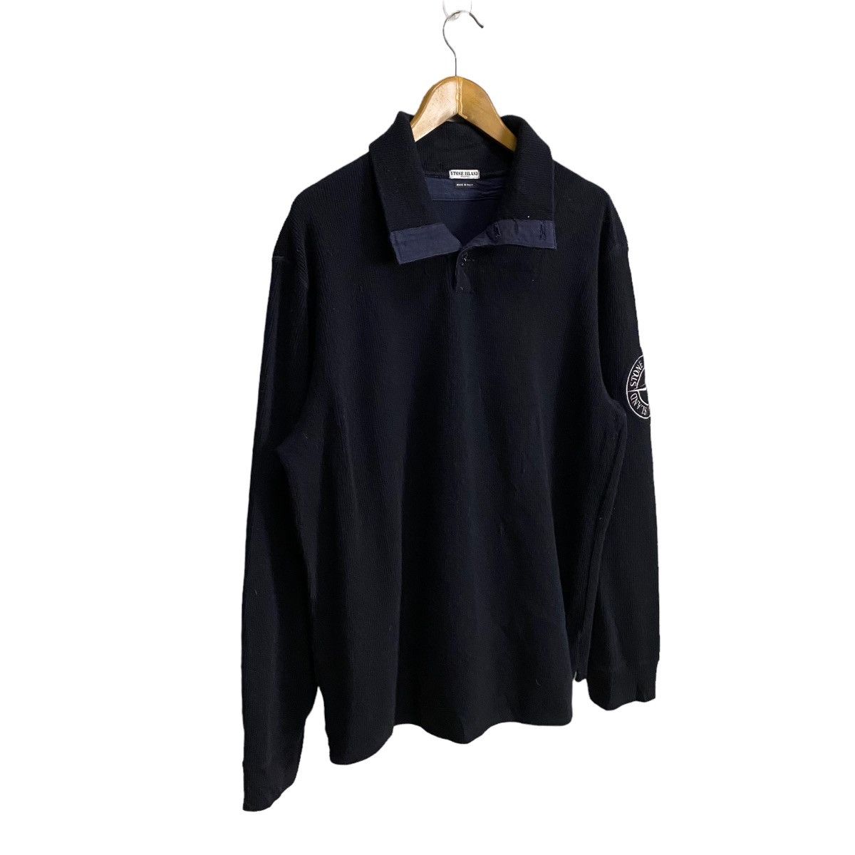 Stone Island STONE ISLAND HALF BUTTON SWEATER Size US XL / EU 56 / 4 - 2 Thumbnail