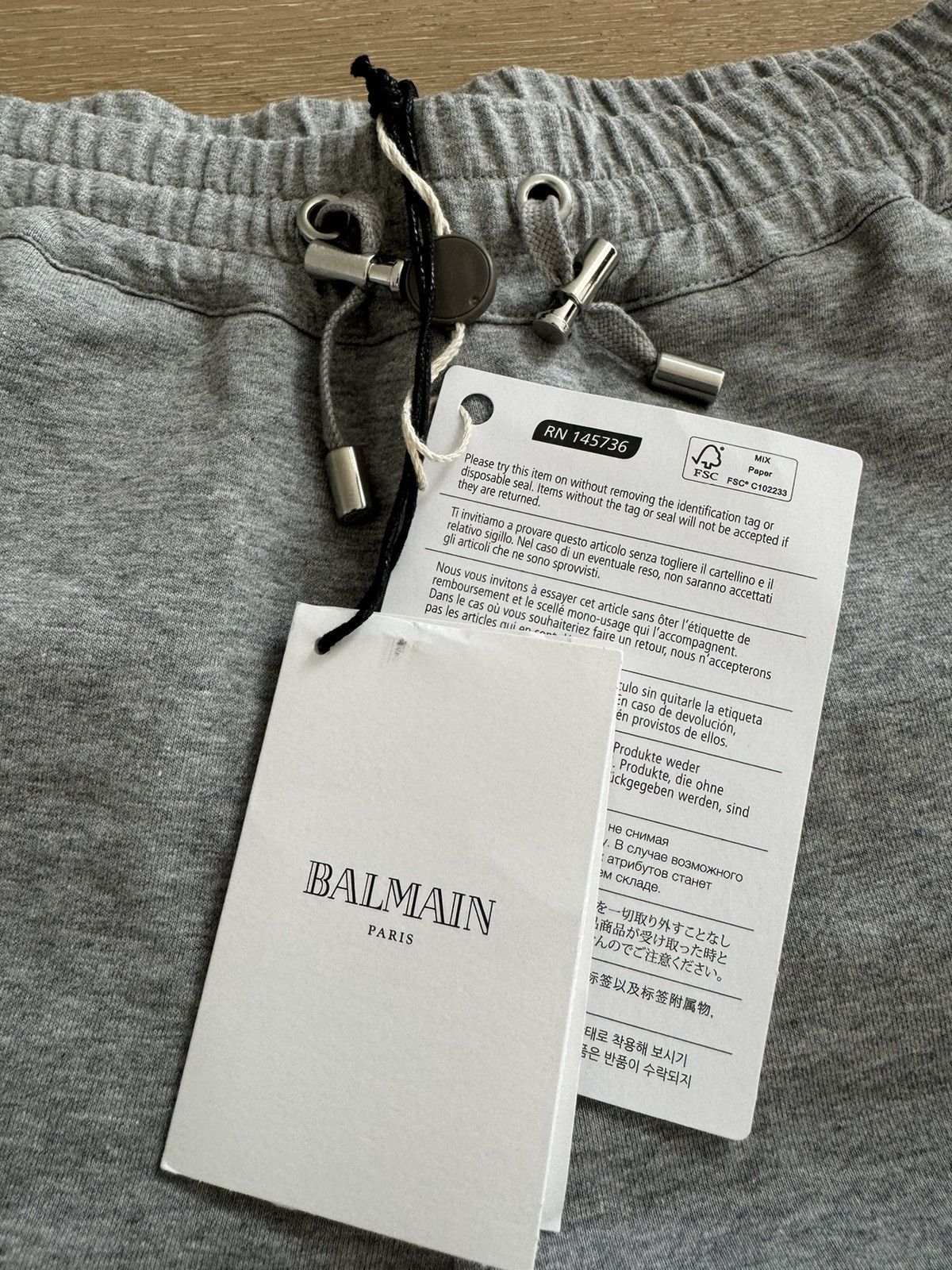 Balmain BALMAIN Lightweight Cotton Track Pants Slim fit Size US 28 / EU 44 - 3 Thumbnail