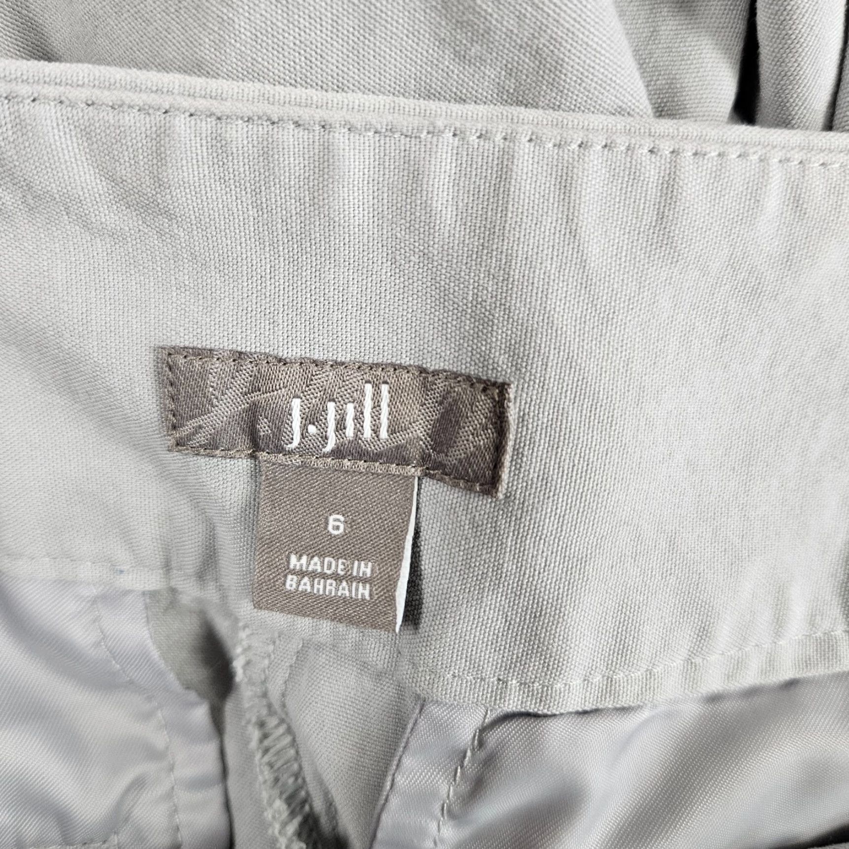 J. Jill J Jill Womens Pants Sz 6 Gray Mid Rise Tencel Blend Dress Pants Shirt? Size 28" / US 6 / IT 42 - 7 Thumbnail