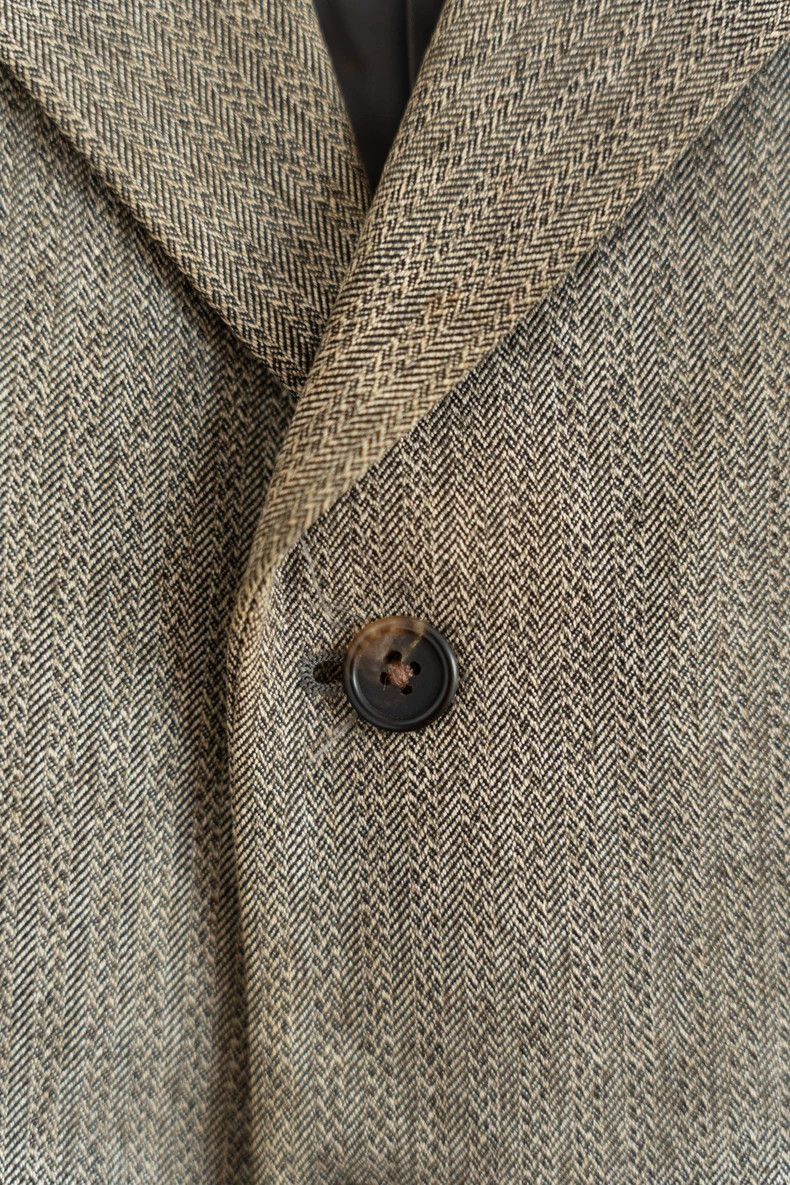 Yohji Yamamoto Yohji Yamamoto Yohji Yamamoto 90s Brown Herringbone Suit J Size US M / EU 48-50 / 2 - 4 Thumbnail