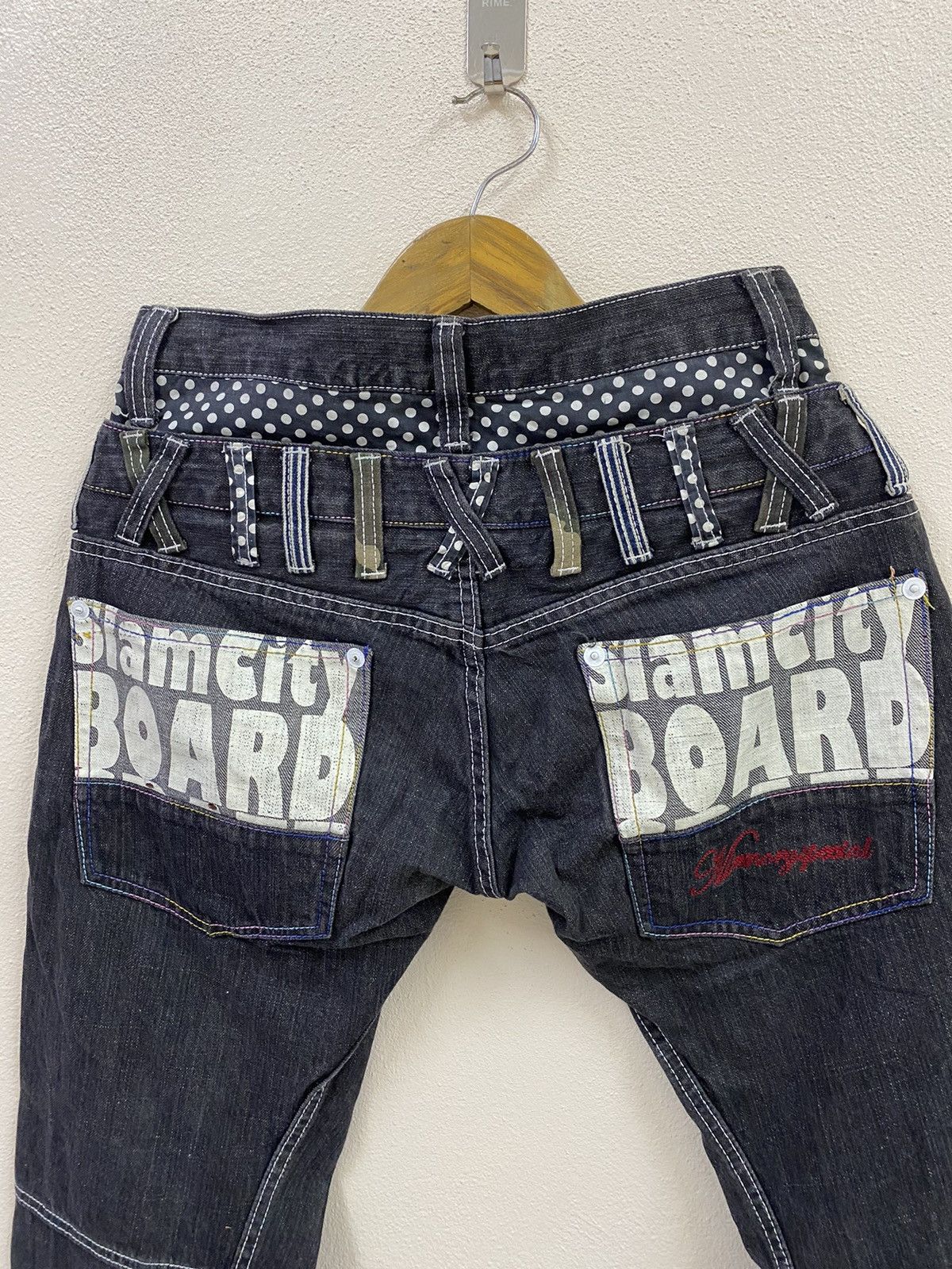 Japanese Brand Vtg Double Waist Denim - Memory Special Size US 30 / EU 46 - 9 Thumbnail