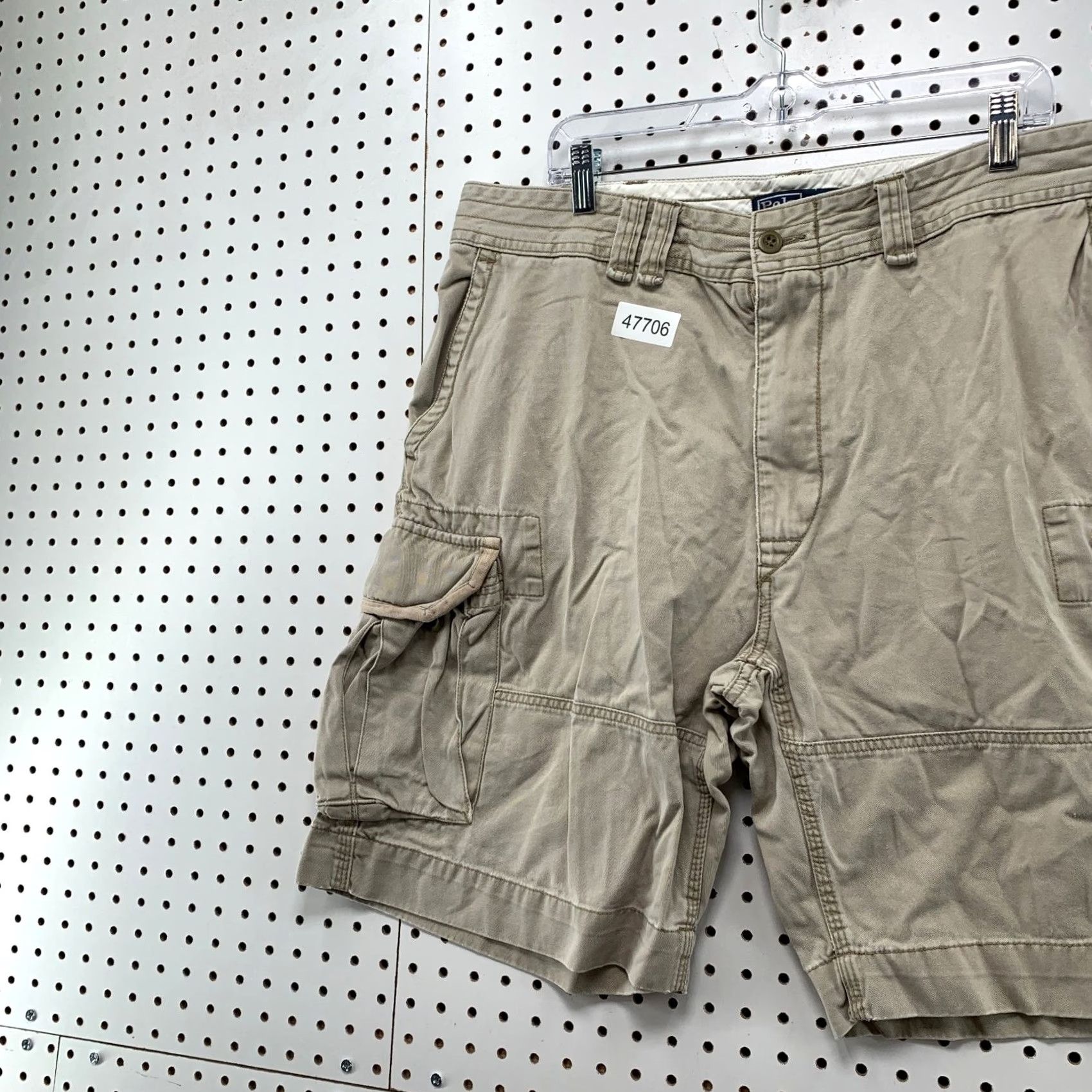 Polo Ralph Lauren Polo Ralph Lauren Cargo Shorts Mens 40 Military Khaki Utility Pockets 40x10 Size US L / EU 52-54 / 3 - 6 Thumbnail