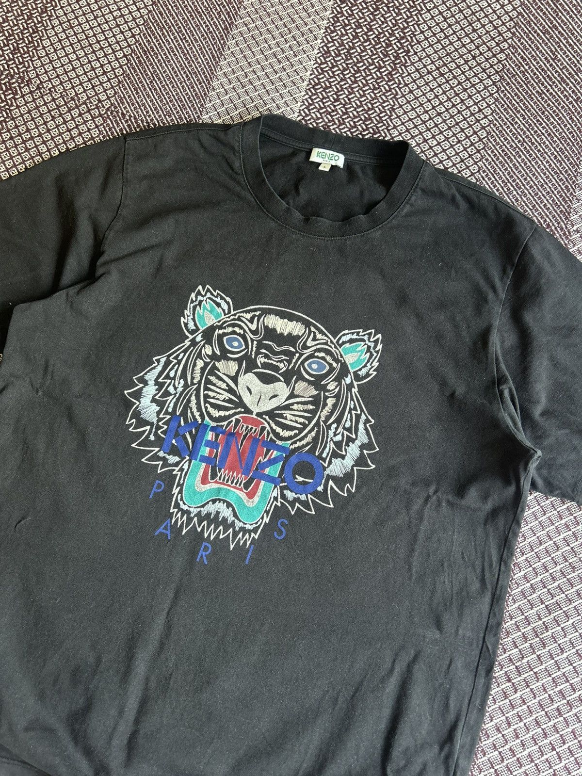 Kenzo Kenzo Paris Big Logo T-shirt Luxury Item Size L Streetwear Size US L / EU 52-54 / 3 - 4 Thumbnail
