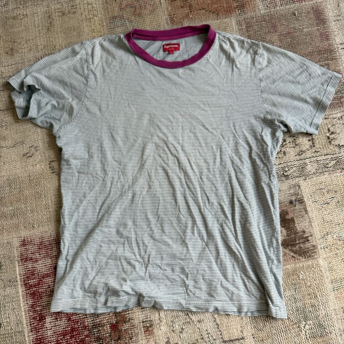 Supreme Supreme Striped T Shirt Size US L / EU 52-54 / 3 - 2 Thumbnail
