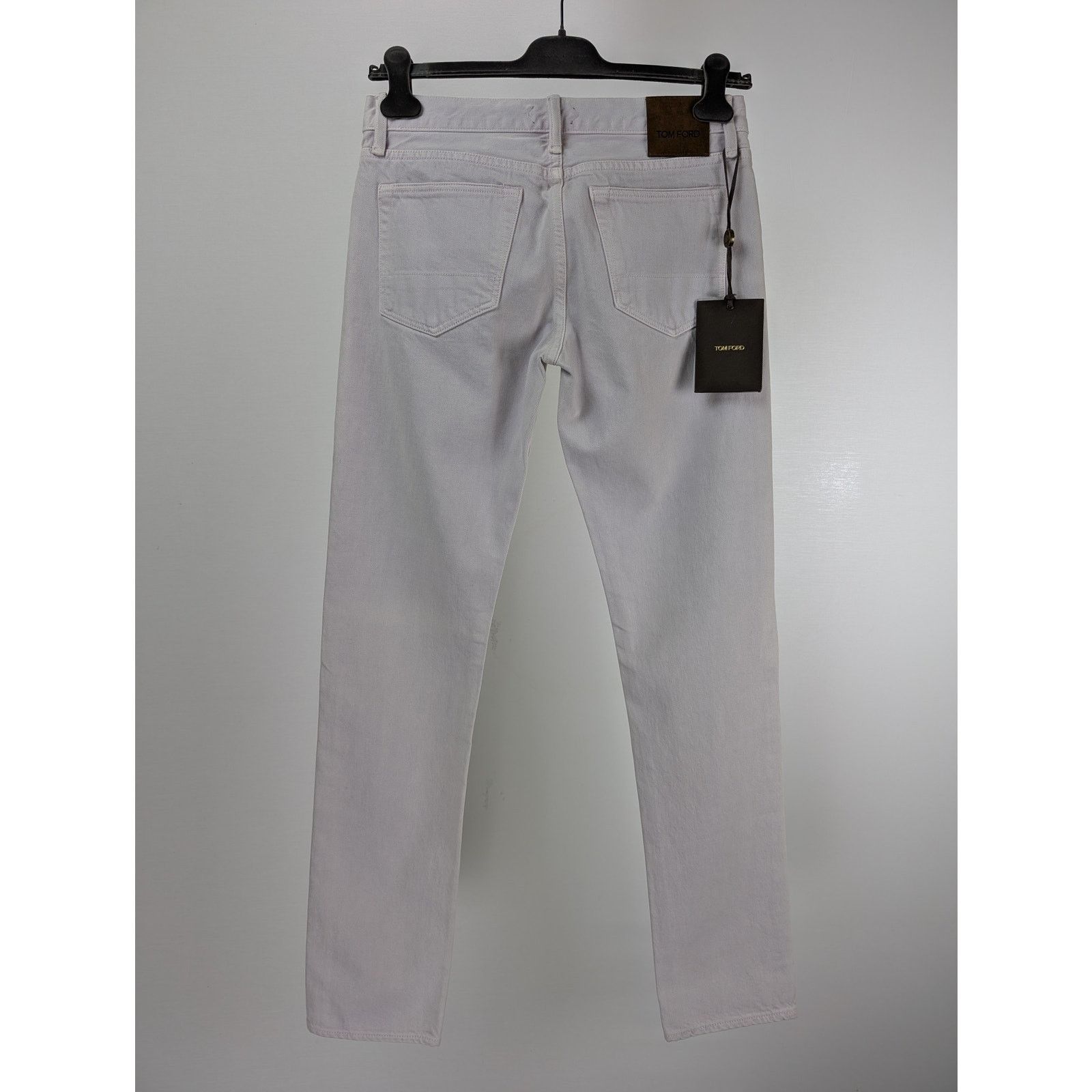 Tom Ford o1rshd1 Slim Denim Jeans in Dirty White Size US 30 / EU 46 - 10 Thumbnail