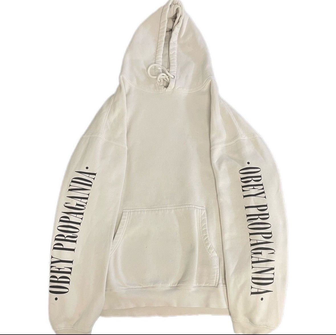 Obey OBEY WHITE "PROPAGANDA" HOODIE Size US XL / EU 56 / 4 - 1 Thumbnail