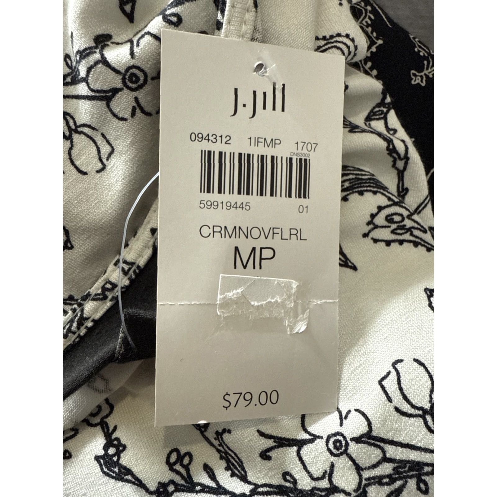 J. Jill NWT J. Jill Blouse Flower Print Womens PM Petite Multicolor Size PM Womens Size M / US 6-8 / IT 42-44 - 5 Thumbnail